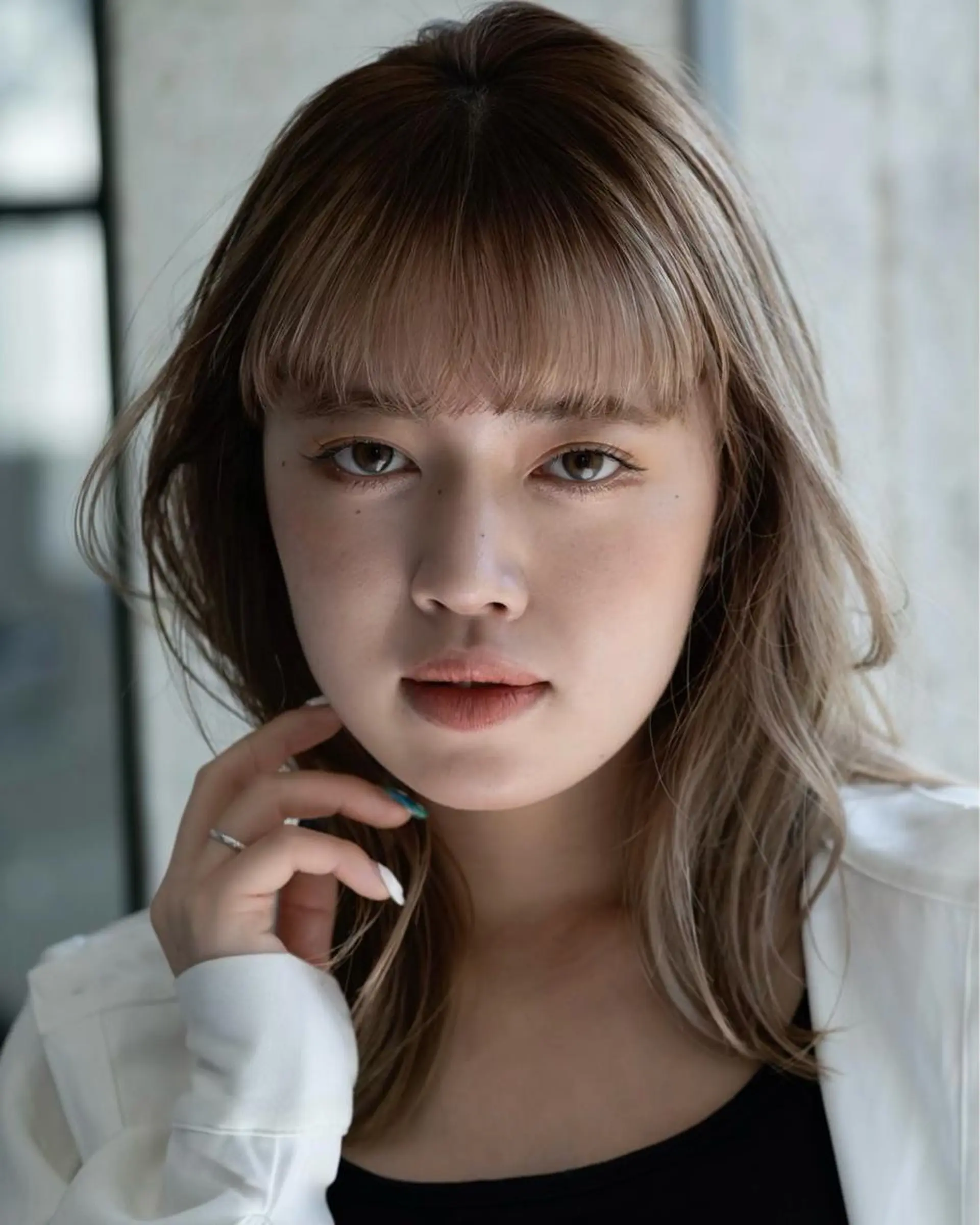 ミディアム カラー 🎀ハイトーン/レイ ヤー/Reina🎀のヘアスタイル