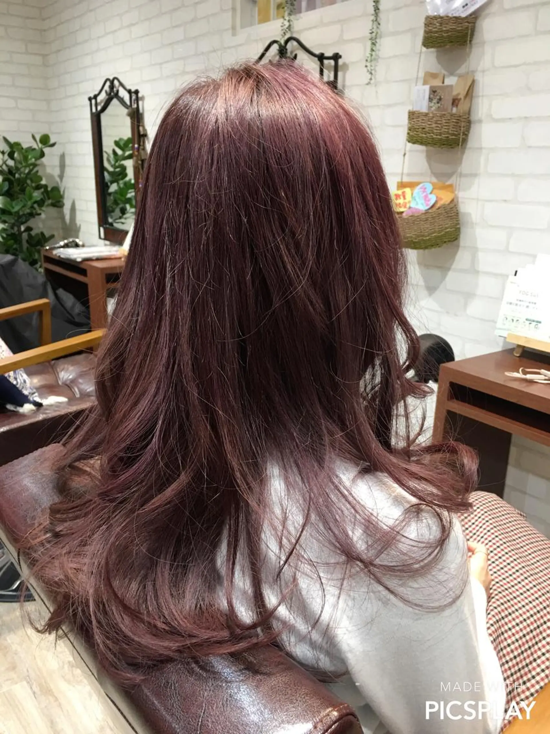 ロング カラー ピンクカラー Blossom大塚 ディレクター永野のヘアスタイル