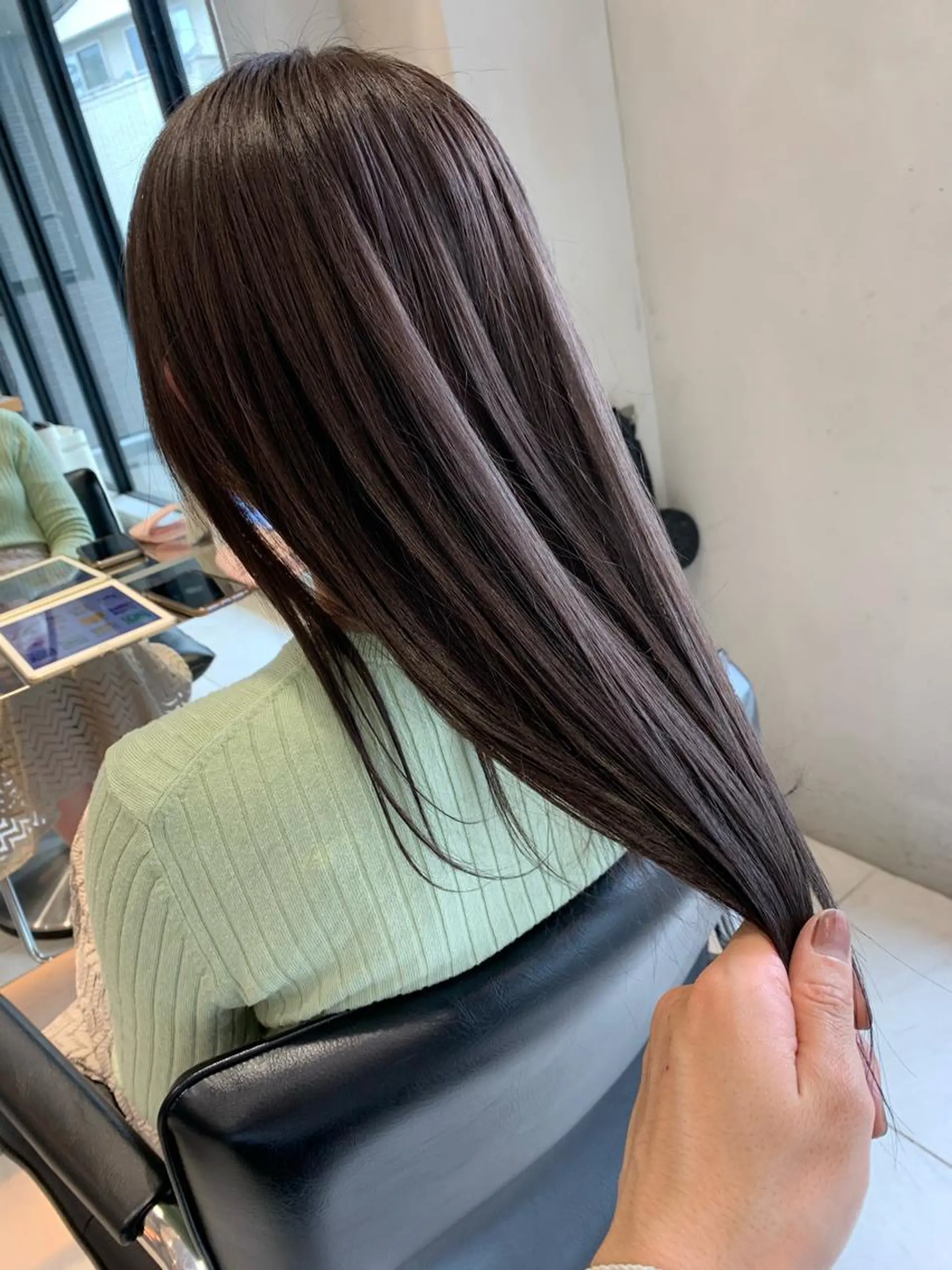 ロング カラー ヘアカラー トリートメント ヘッドスパ 柔らか透け感カラー 🌿ムロヤリョウスケのヘアスタイル