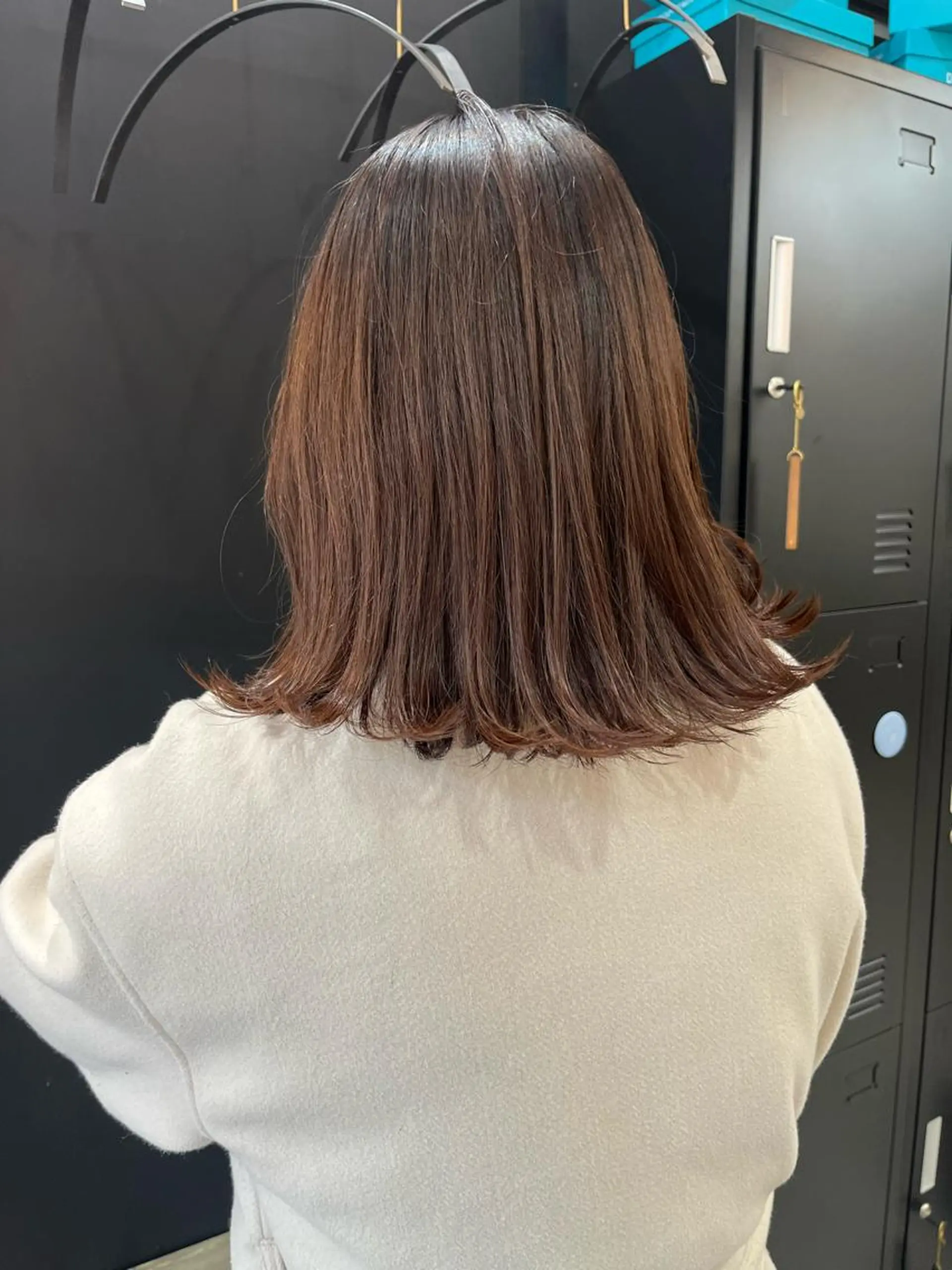 ミディアム ヘアカラー 田川 華奈のヘアスタイル