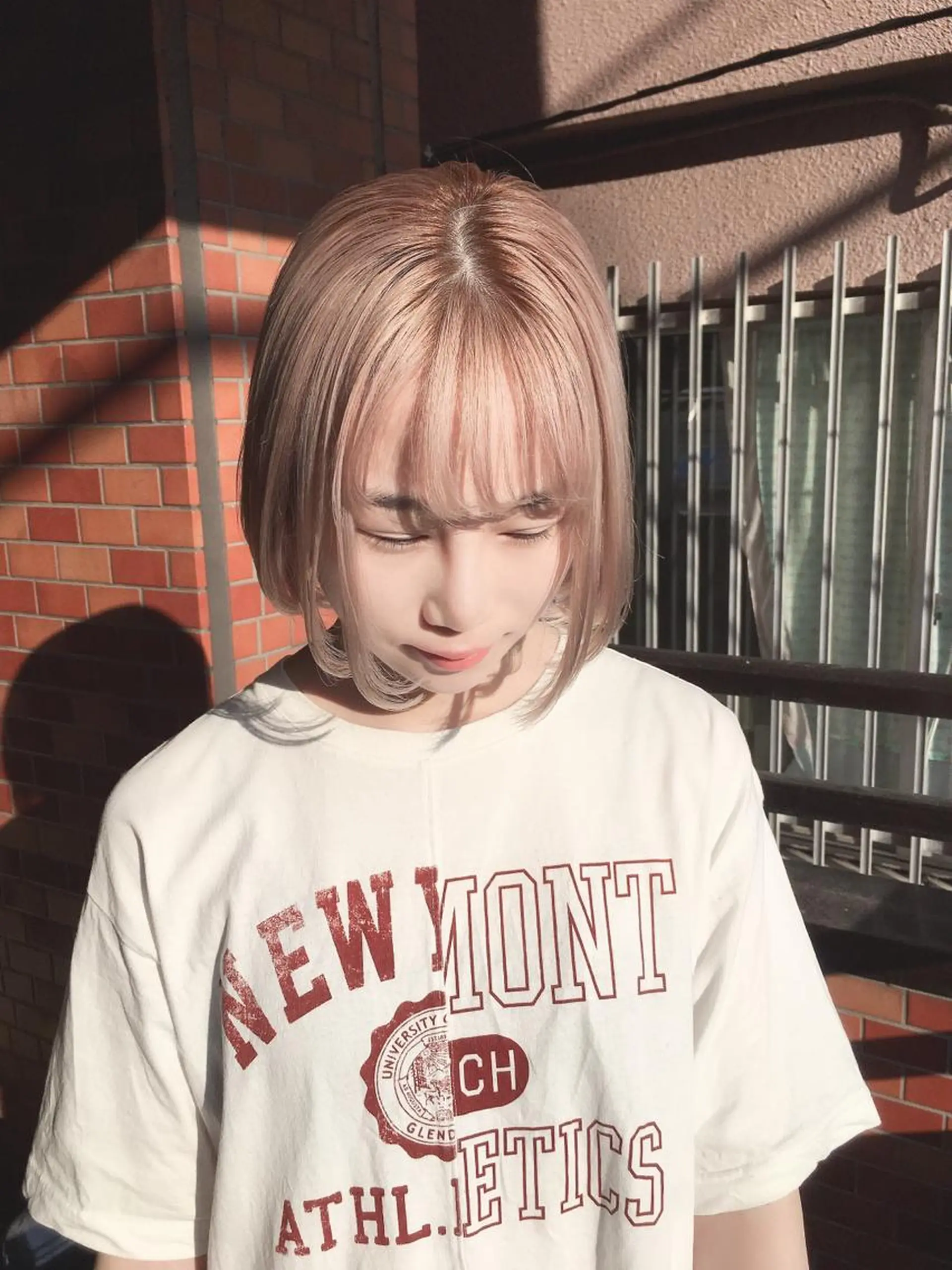 ショート ショートボブ ベリーショート ボブ ハイライト ショートヘア ヘアカラー トリートメント ヘッドスパ ヘアセット メンズツイスパ ショートフクヤマシンのヘアスタイル