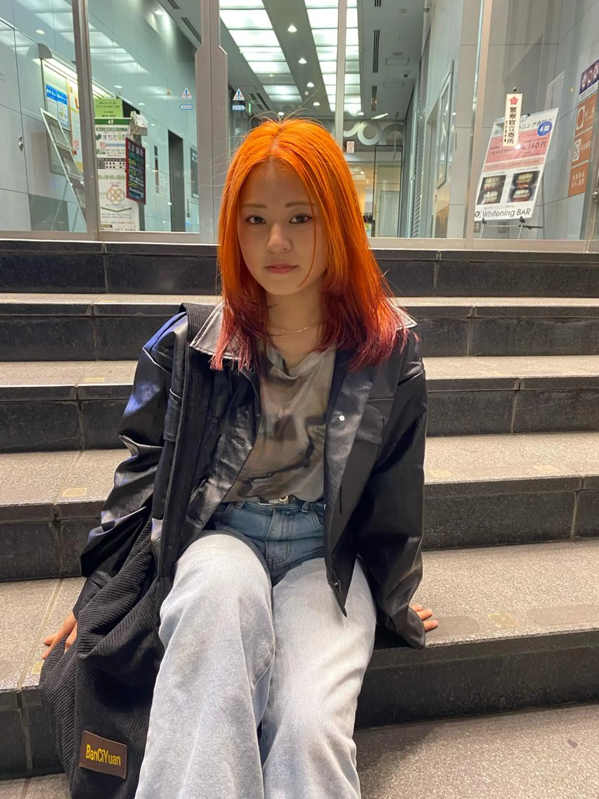 セミロング カラー メンズパーマ支配率 No.1🔥坂井那吏のヘアスタイル