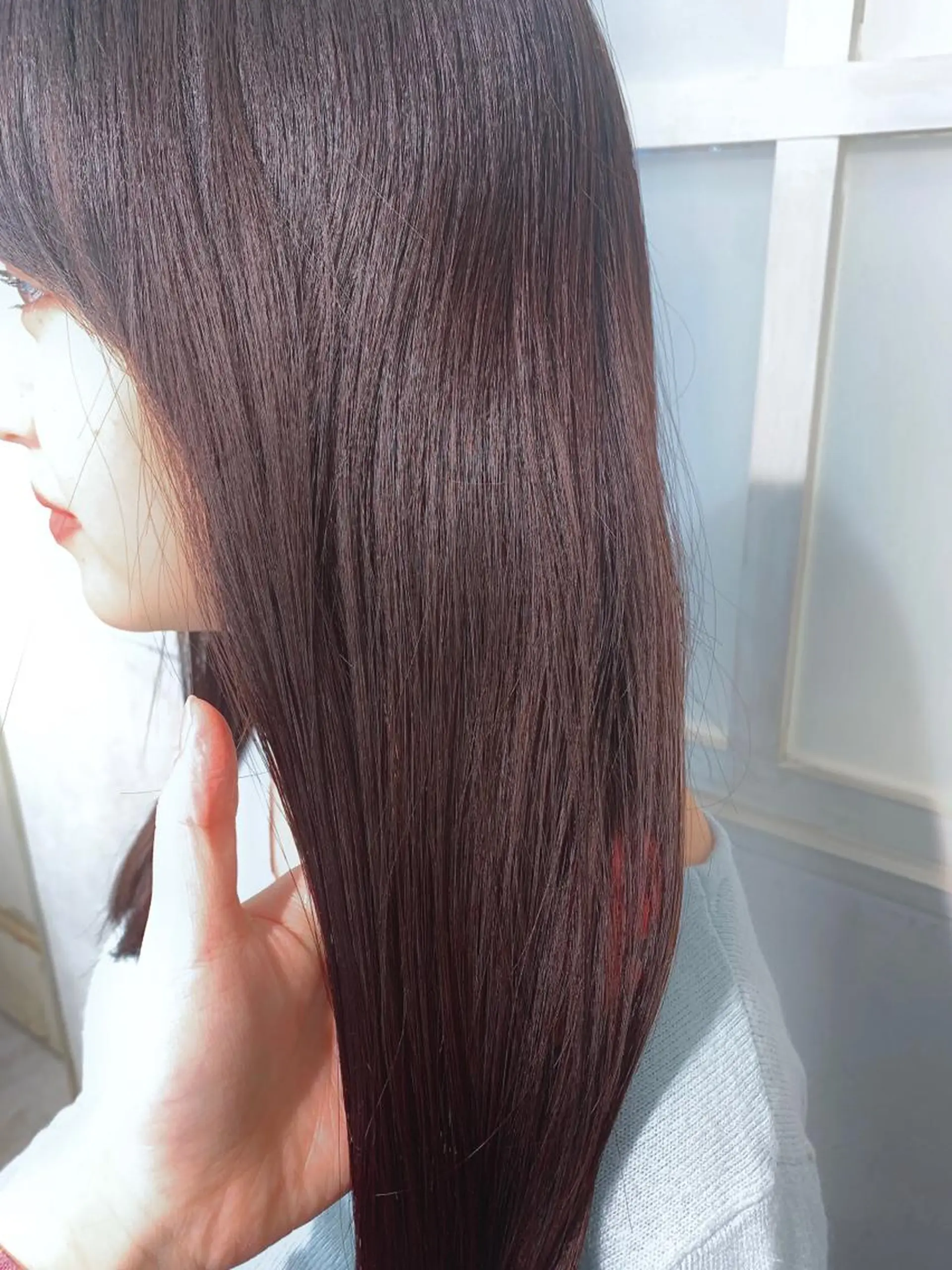 ロング 🦋ミルクティーベー ジュ🦋mayukiのヘアスタイル