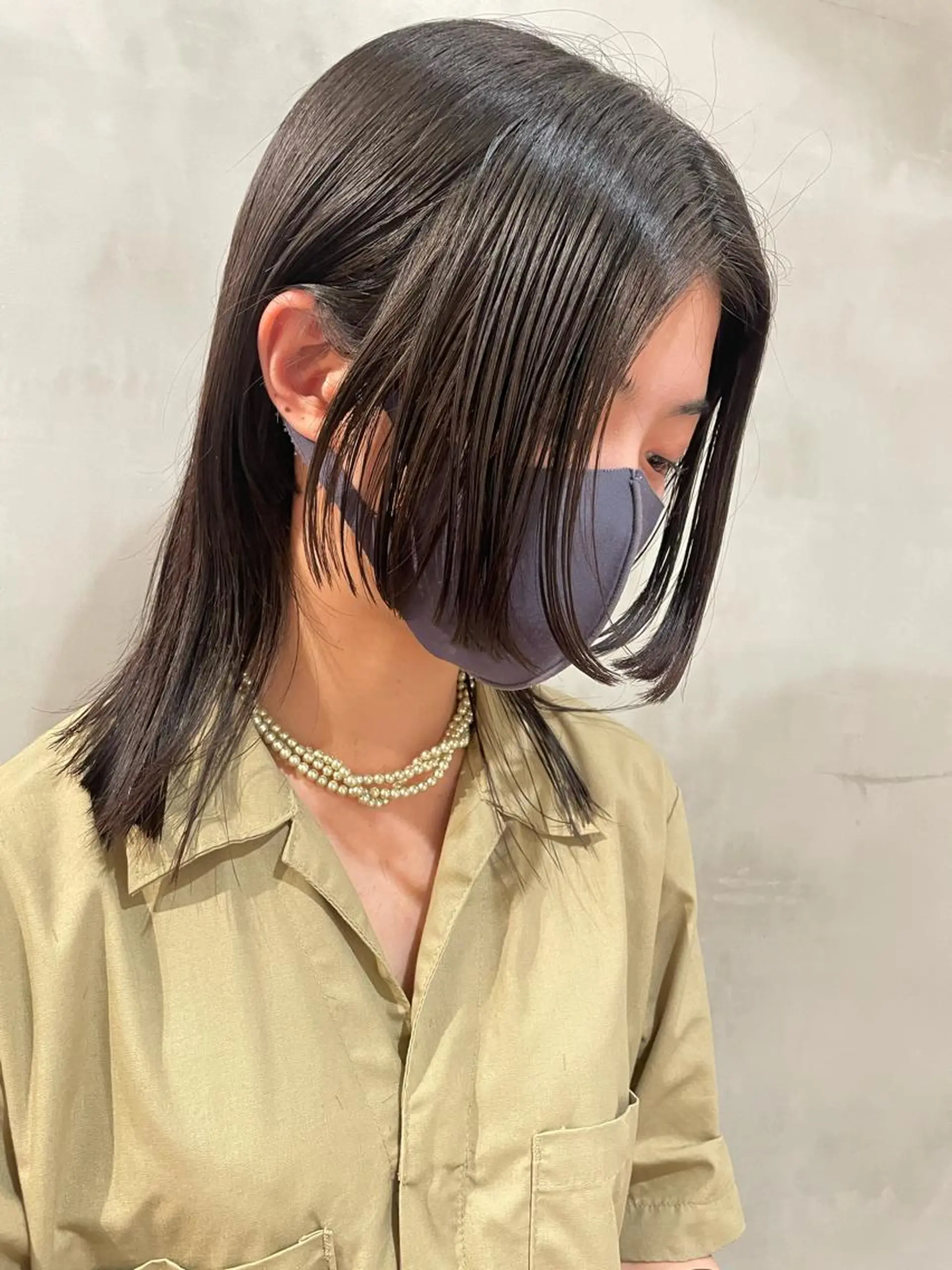 ミディアム カット トリートメント 優 作のヘアスタイル