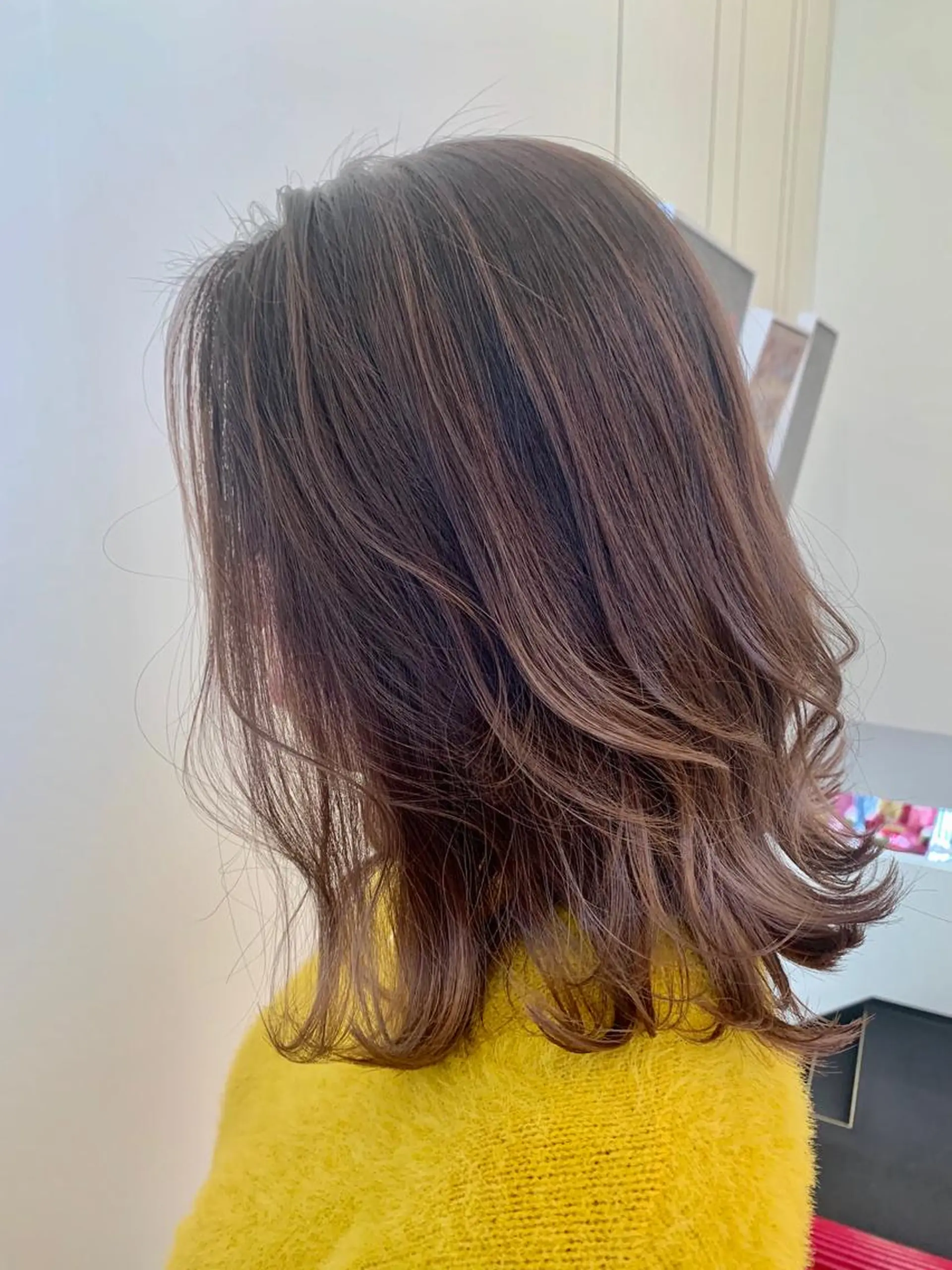 ミディアム カット ヘアカラー トリートメント slow所属・名取 純平のヘアスタイル