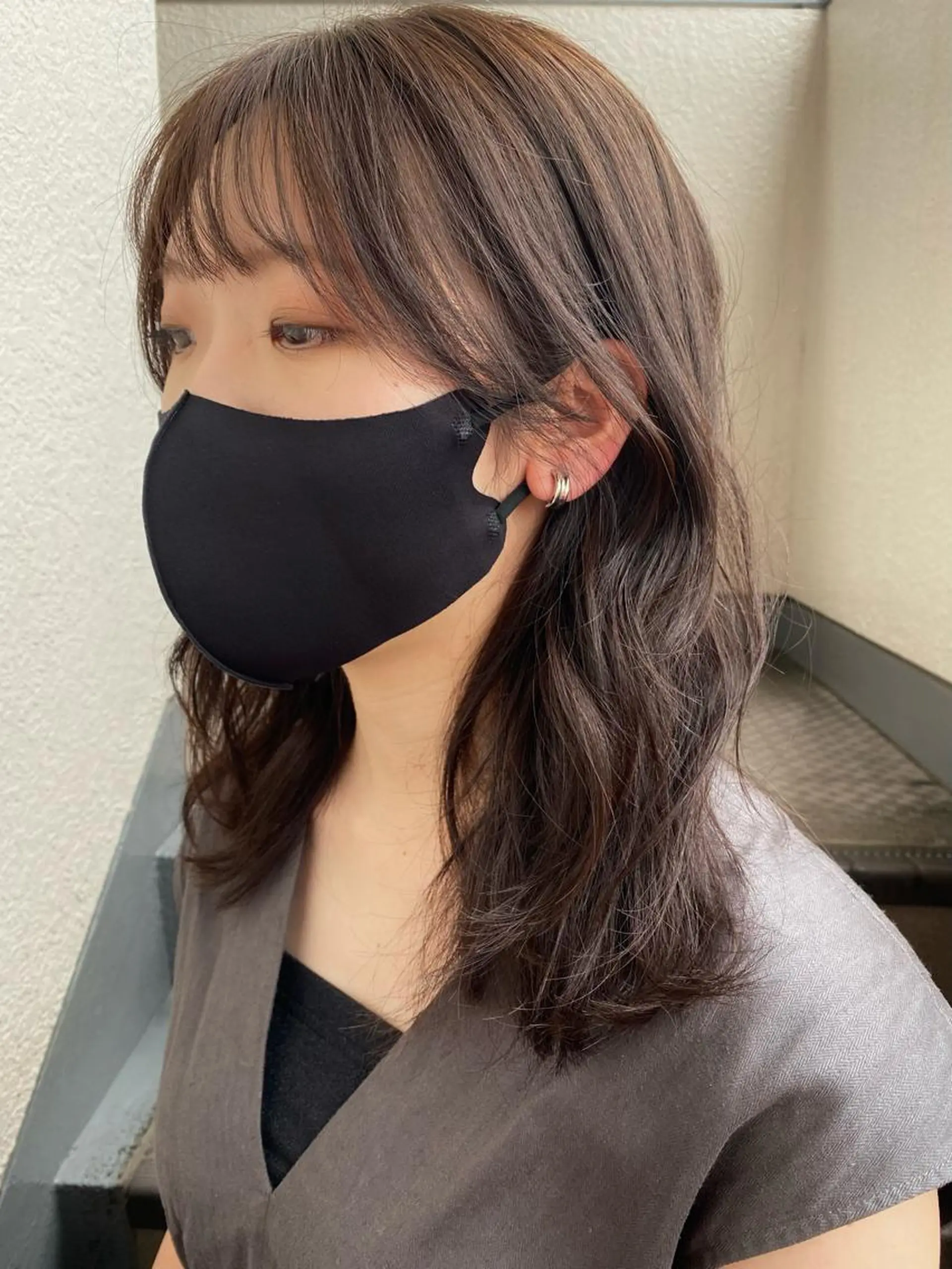 ミディアム カラー カット ヘアカラー les baladins du miroir所属・🍃YURI 🍃のヘアスタイル
