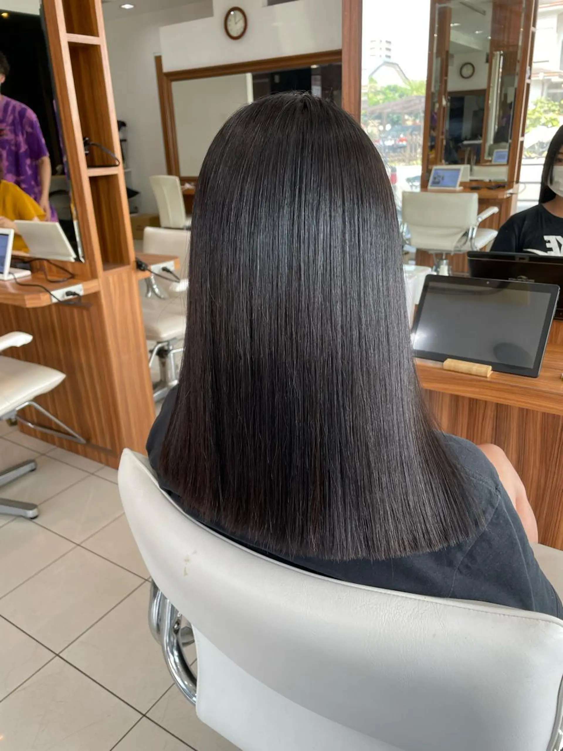 セミロング カット ヘアカラー 縮毛矯正 share salon JAM 町田 center bldg【ジャム】所属・🤍🪄束間マツパ ゆうか💜のマツエク・マツパデザイン