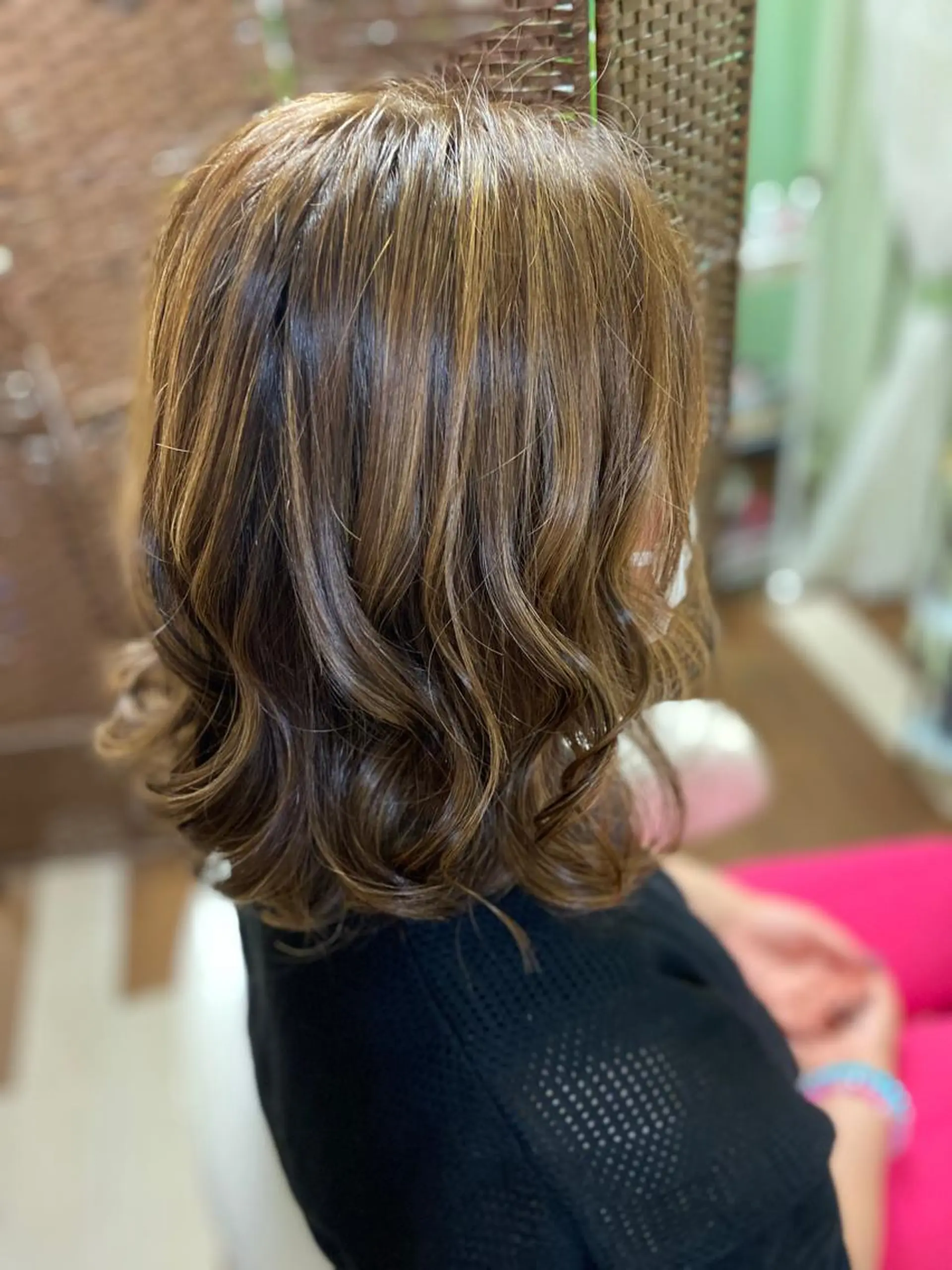 セミロング ヘアアレンジ トリートメント 酸熱トリートメント カット ヘアカラー パーマ 縮毛矯正 トリートメント ヘッドスパ ヘアセット hairmake Sakura松本真理のヘアスタイル