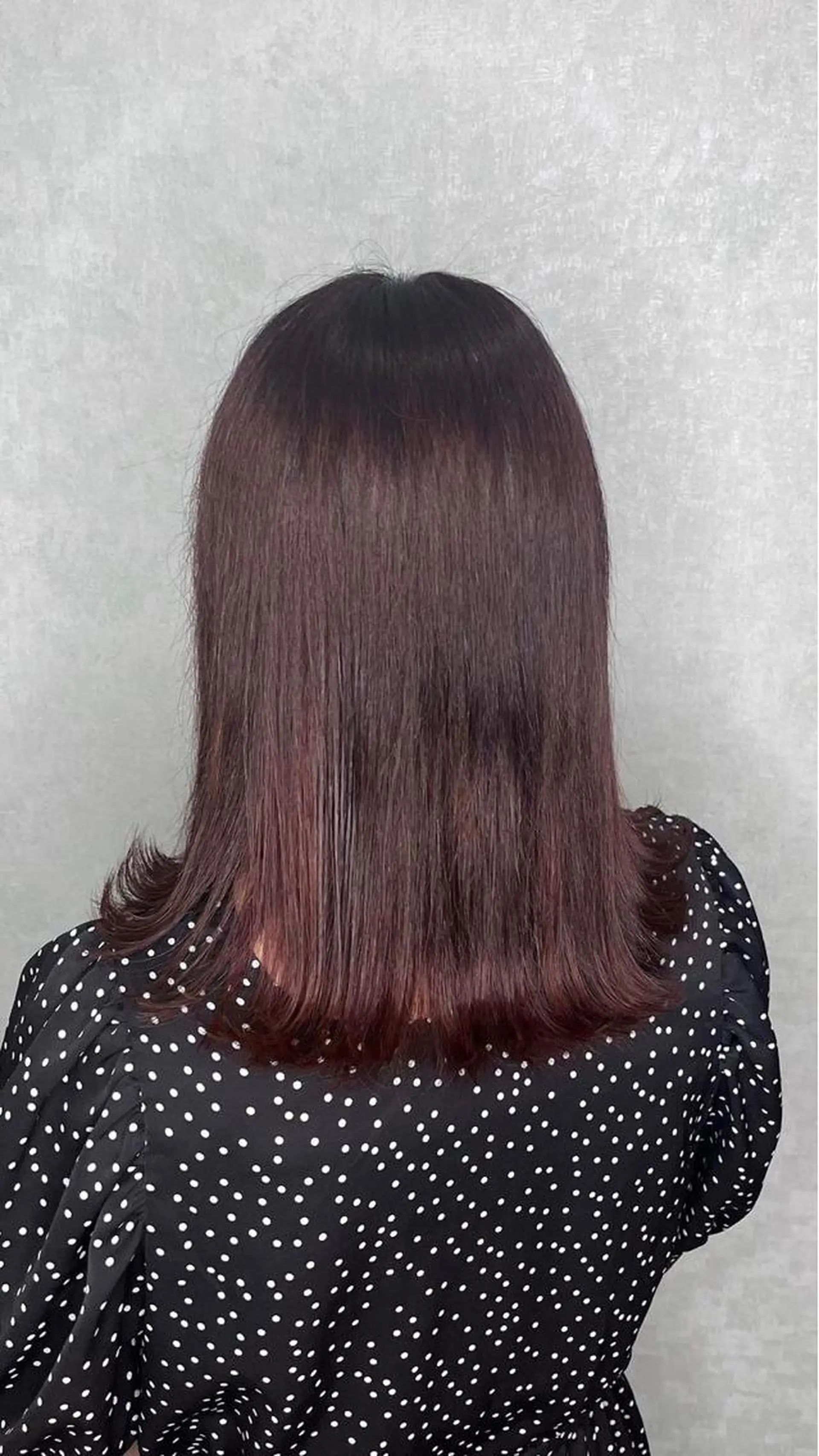 セミロング カラー オプスヘアーフェリース所属・土井遥風/福岡天神/ 縮毛矯正モデル募集中のヘアスタイル