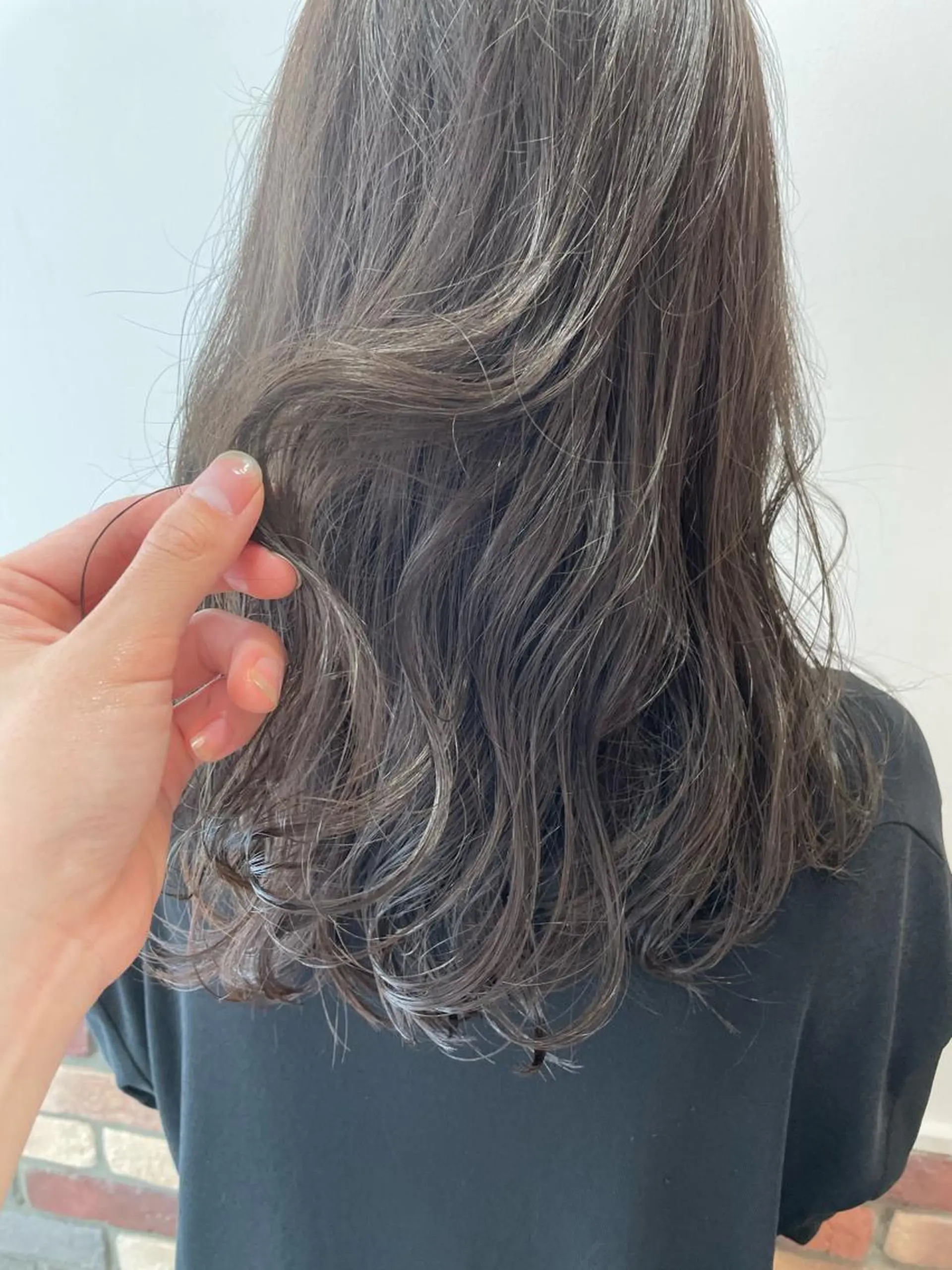 セミロング 棚橋 光海のヘアスタイル