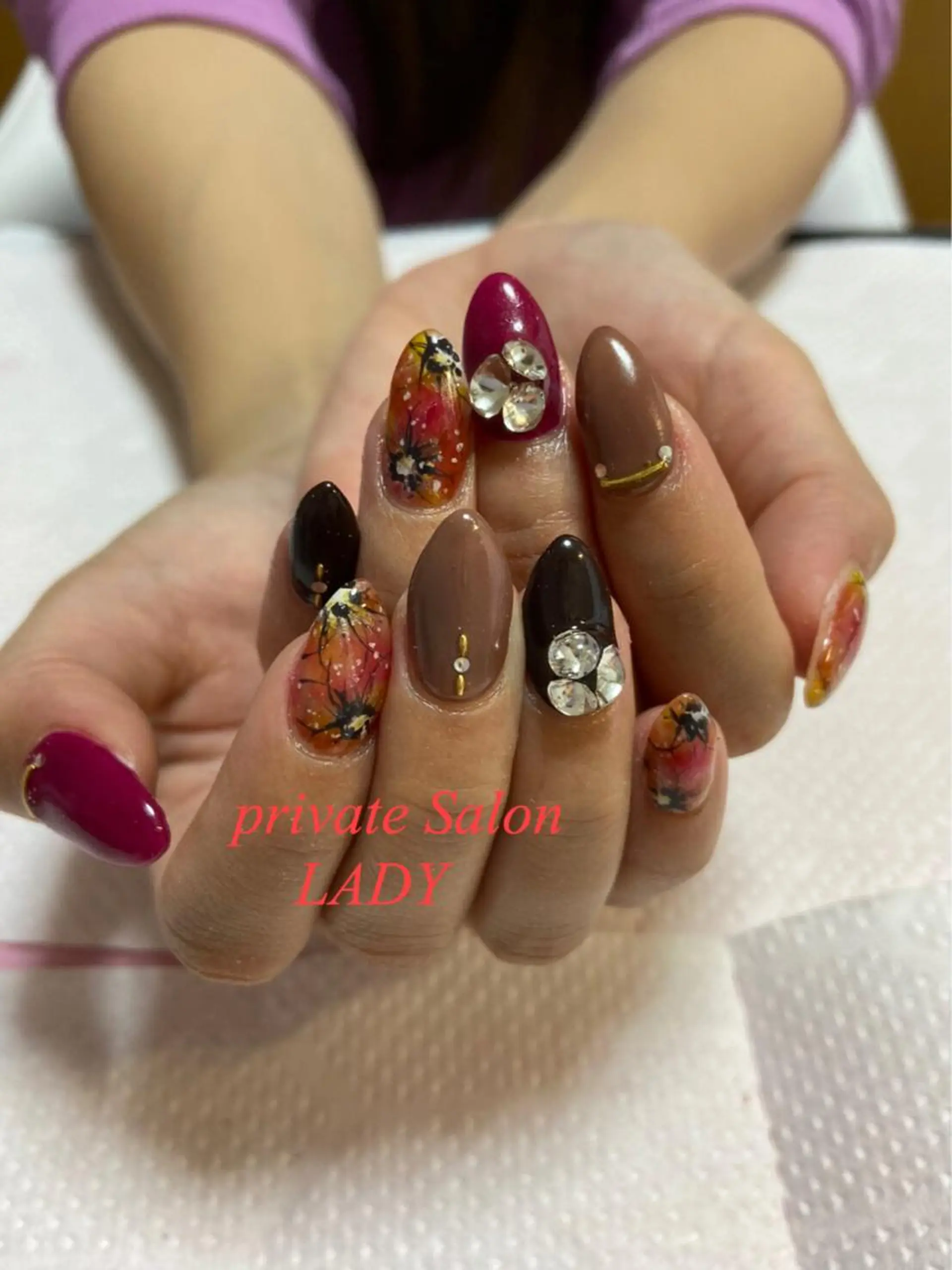 ネイル ハンドネイル 桜田 麻菜のネイルデザイン