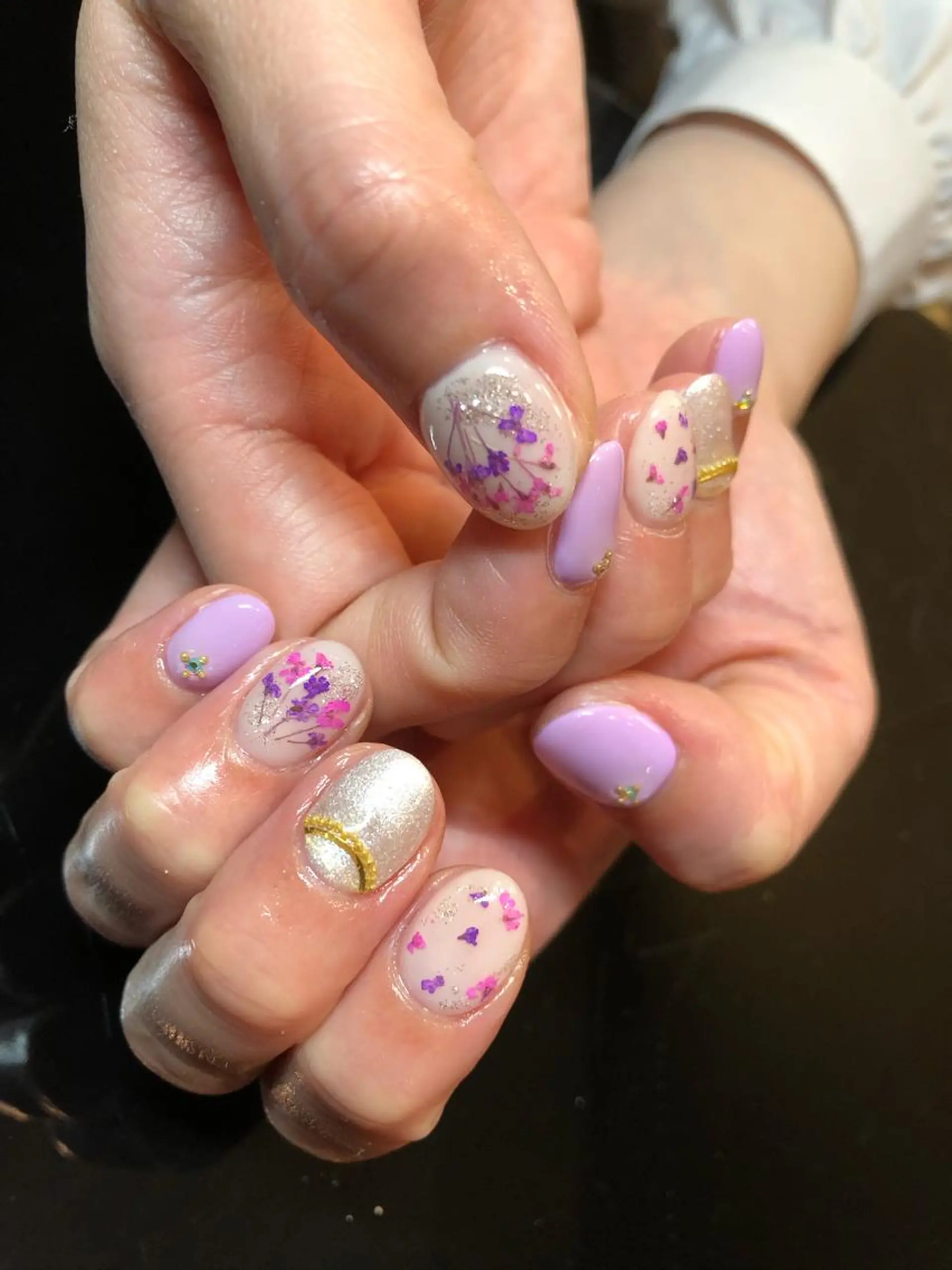 ショート ネイル ハンドネイル ハンドケア 💎ビューティサロン 湘南　RIRAN💎のネイルデザイン