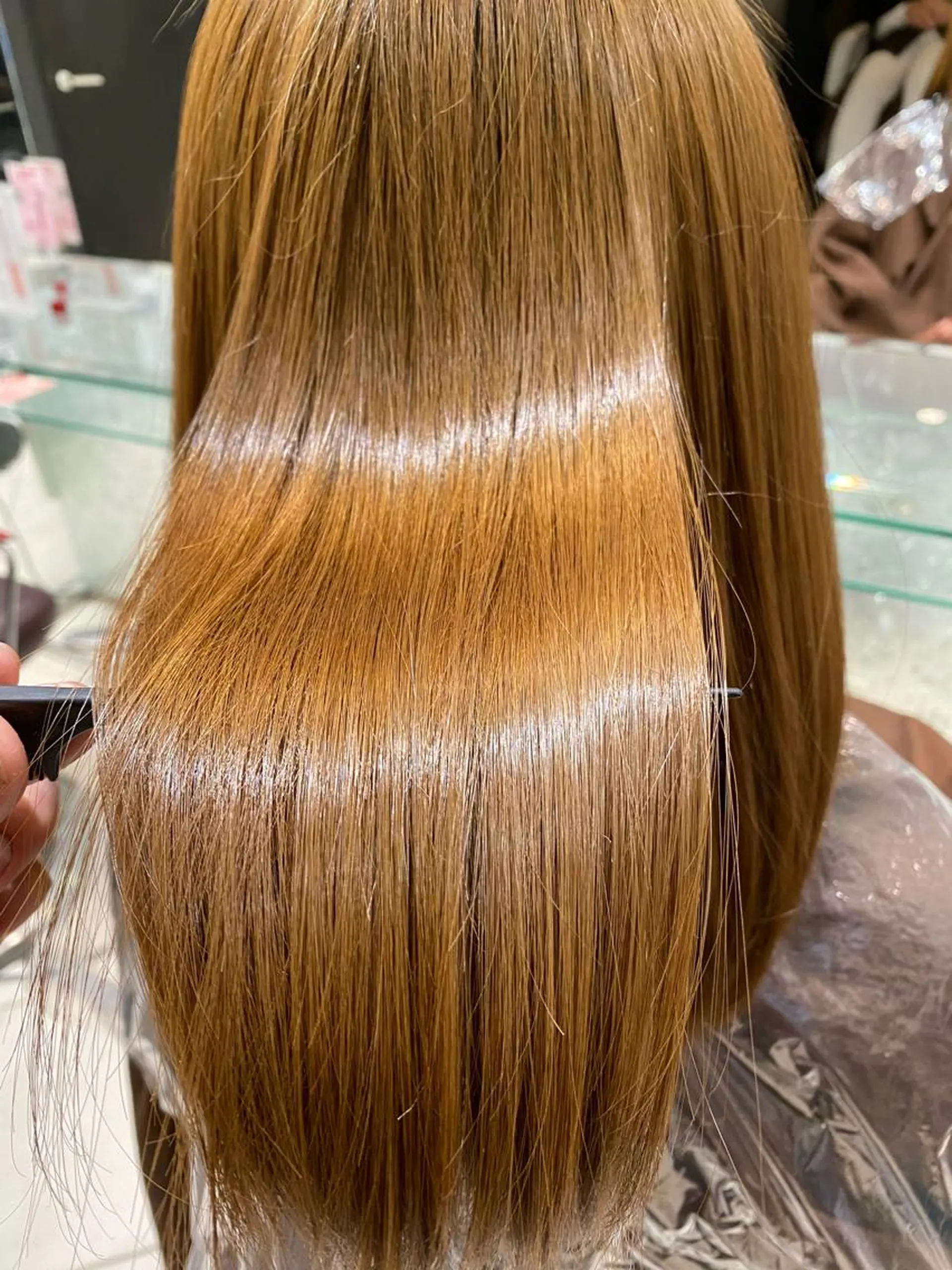 セミロング トリートメント 酸熱トリートメント Kou所属・💜髪質改善美髪💜 星野清光のヘアスタイル