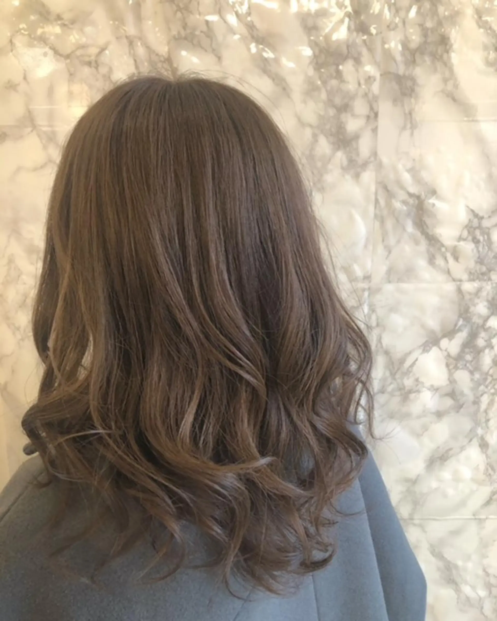 ミディアム カラー ブリーチ 透明感カラー 東中野🥇美容室 FLOW東中野店のヘアスタイル