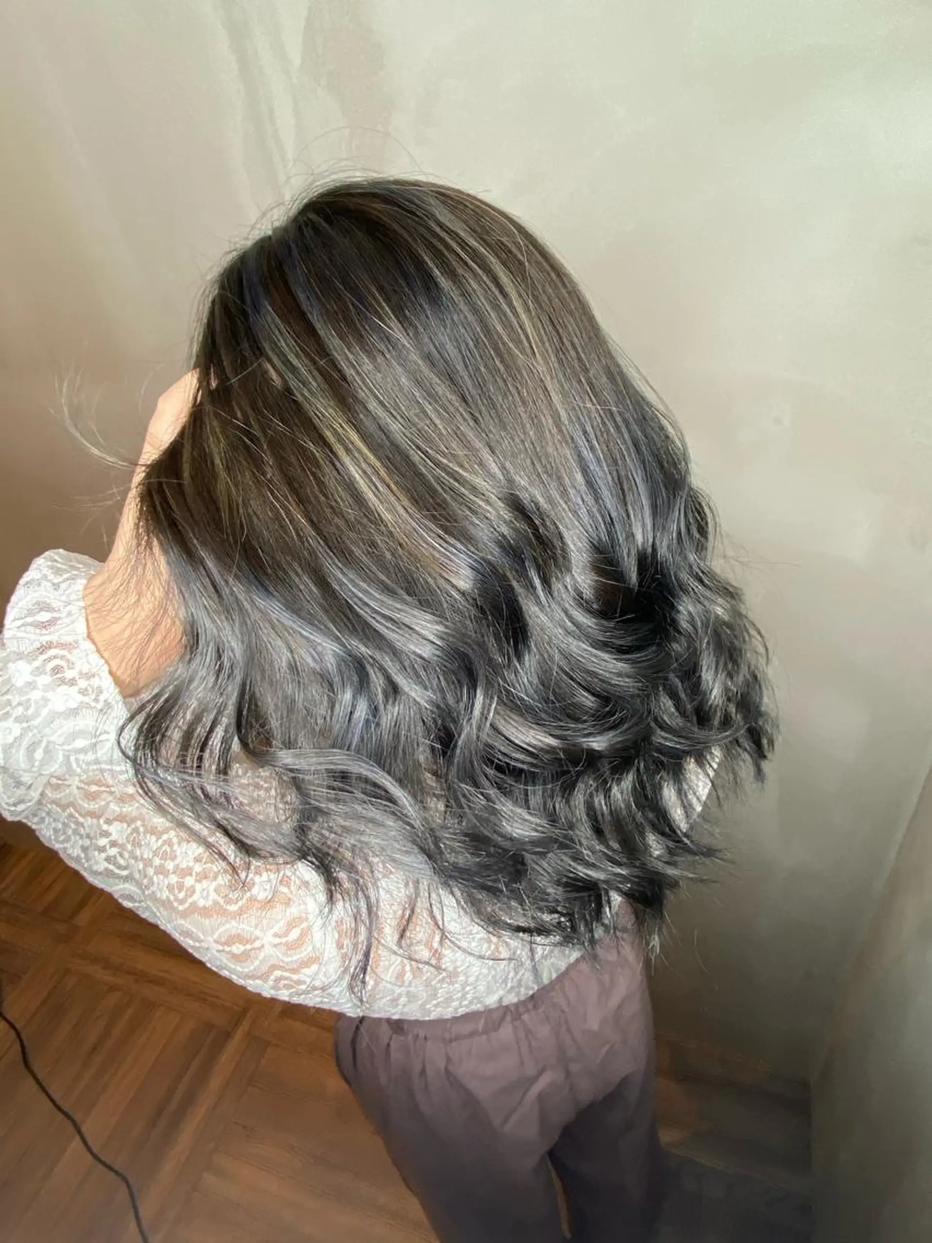 ロング カラー ヘアアレンジ カット ヘアカラー トリートメント Belle hair Design青野大貴のヘアスタイル