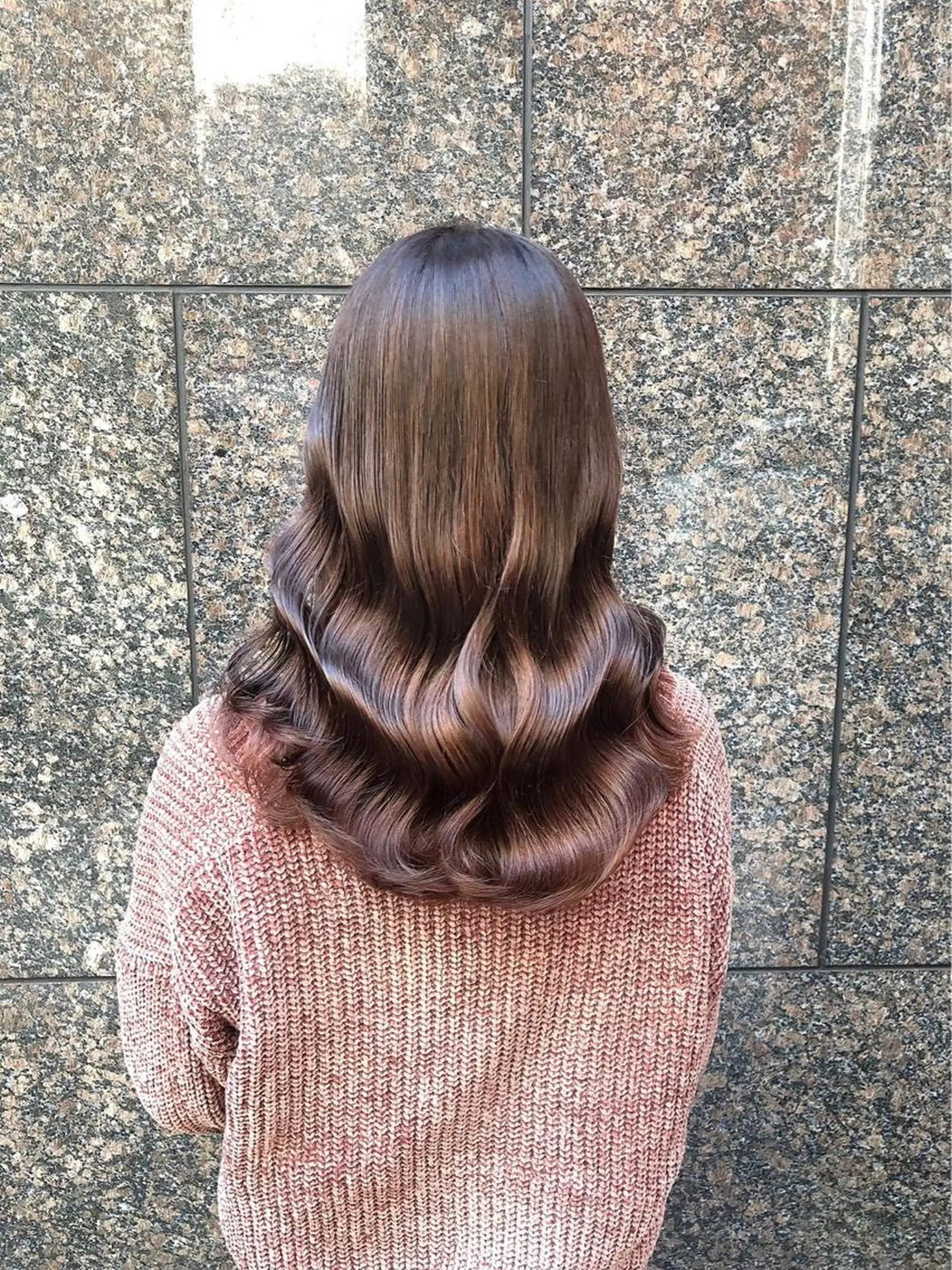 セミロング カラー カット ヘアカラー トリートメント 韓国ヘア/レイヤー/ 縮毛矯正🫧伊勢のヘアスタイル