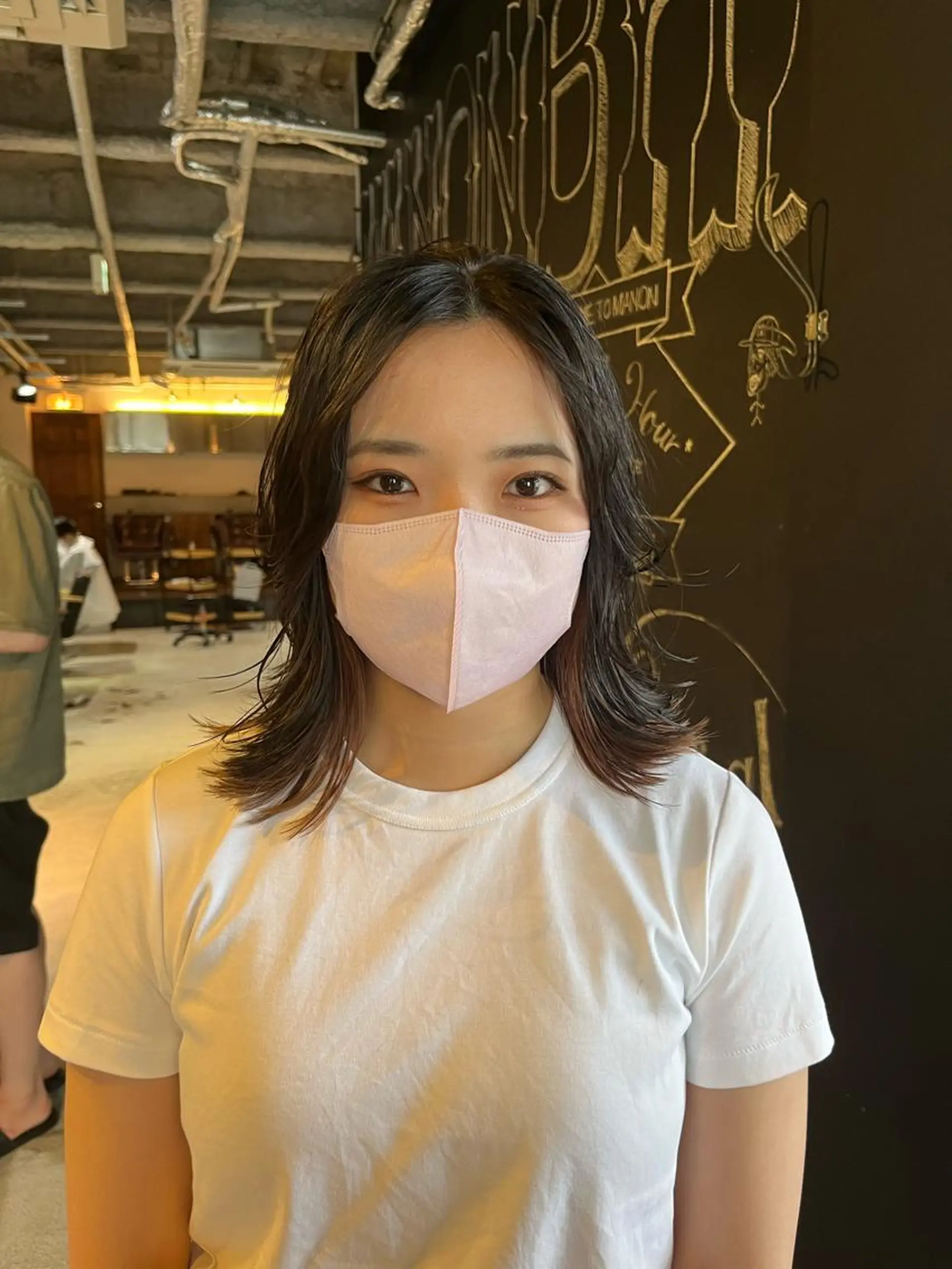ミディアム レイヤーカット times salon 栄所属・韓国ヘアスタイリスト Harukaのヘアスタイル