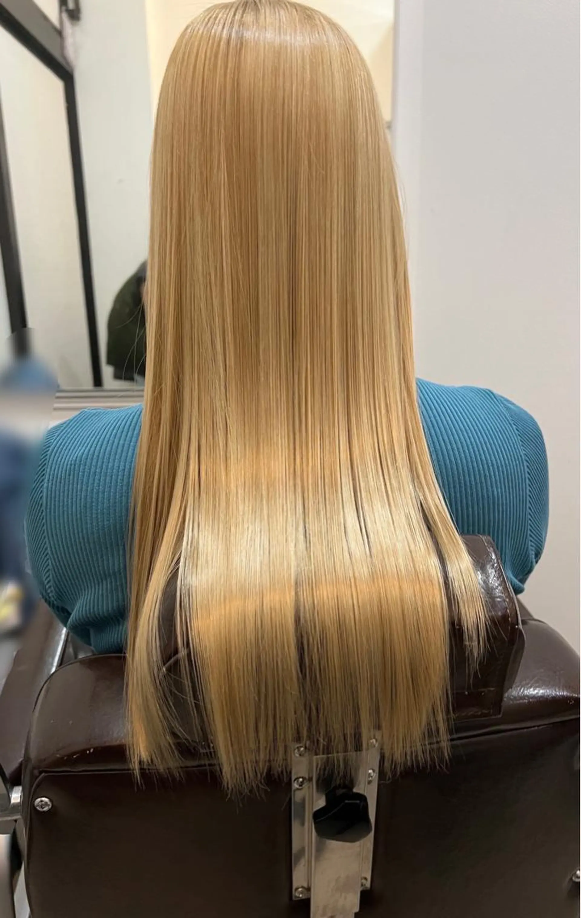 ロング ヘアカラー トリートメント リルウヘアー 天王寺のヘアスタイル