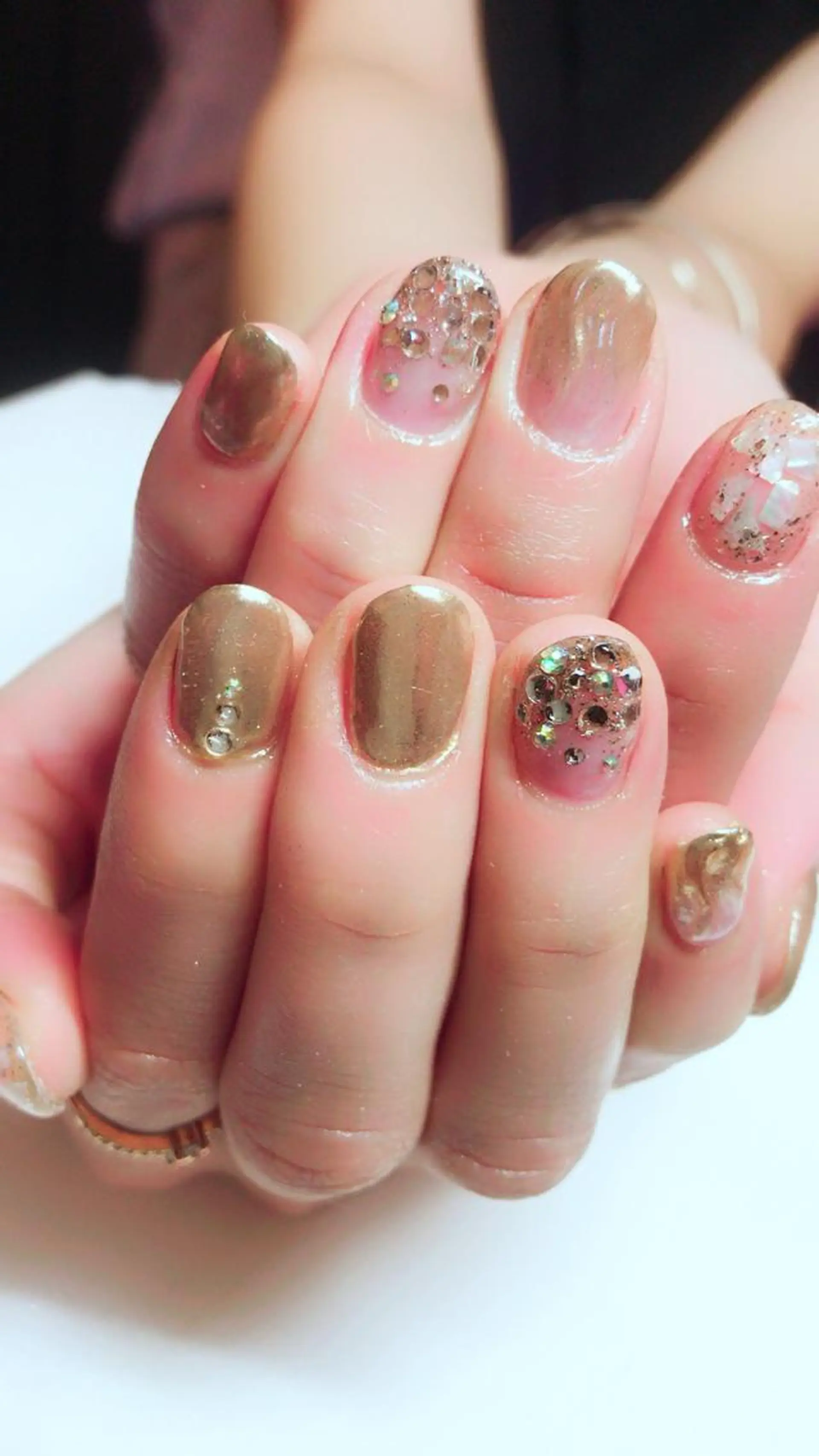 ネイル ミラーネイル ハンドネイル Nail &Beauty Salon ☆Kirari☆所属・ビューティサロン ☆Kirari☆のネイルデザイン