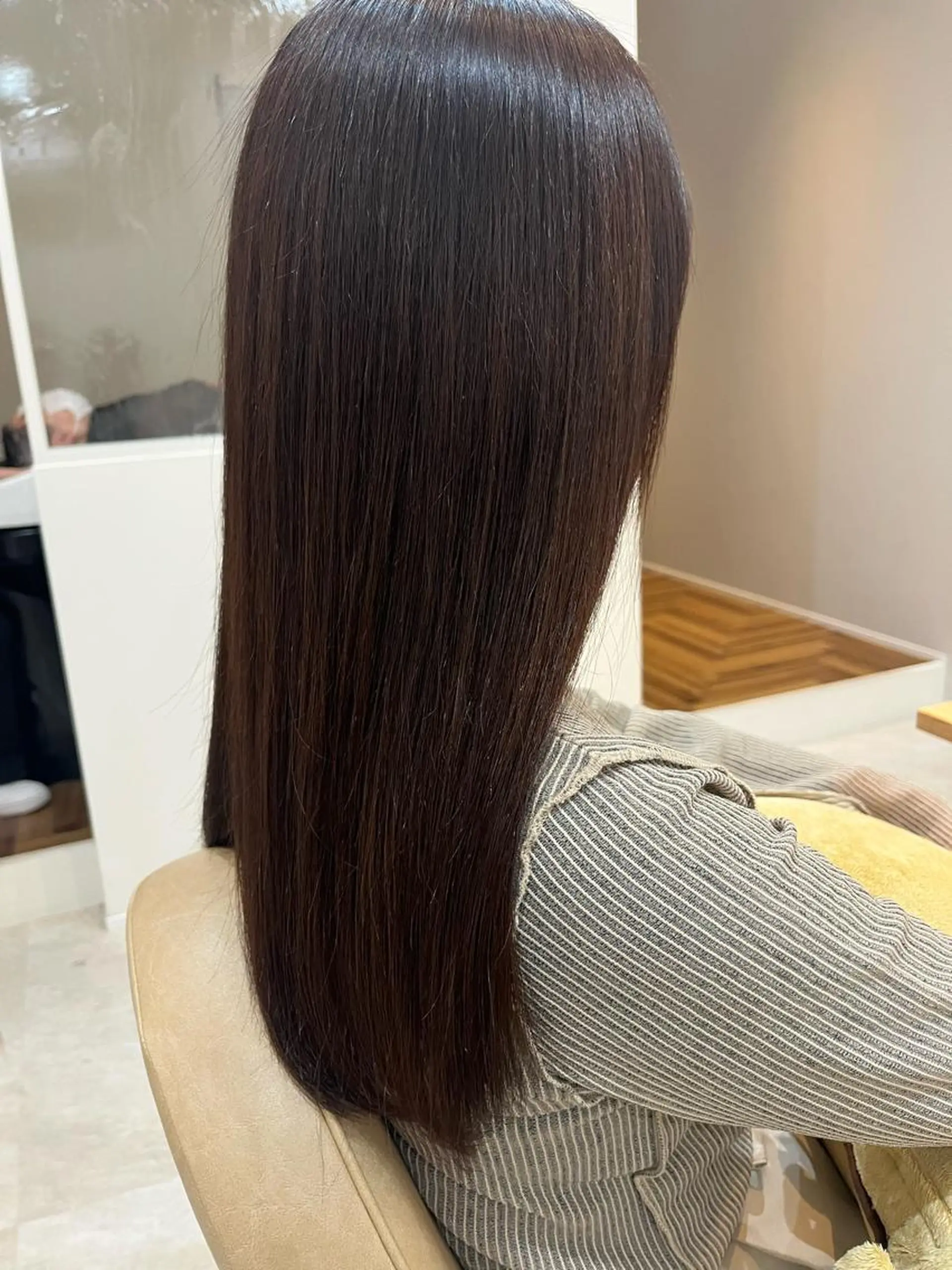 ロング 縮毛矯正 tonari所属・加藤 明香里のヘアスタイル