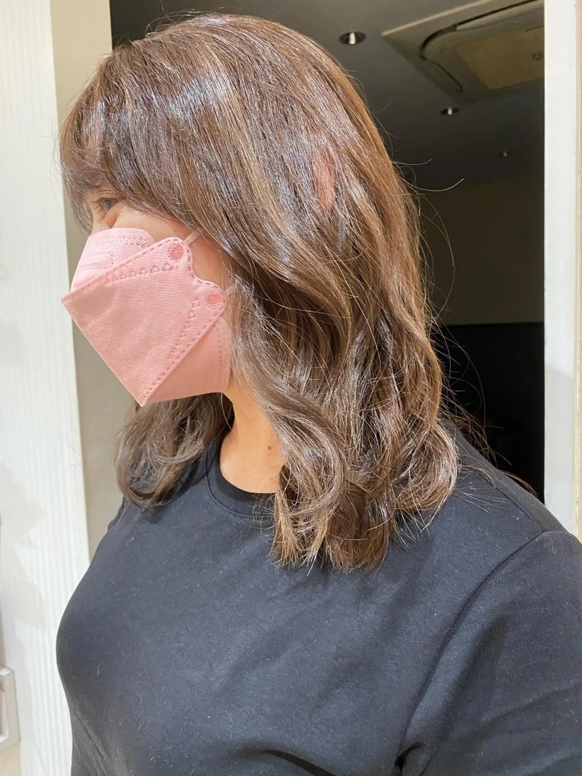セミロング カラー ブリーチ プルエクステ🦕⭐︎ /konomiのヘアスタイル