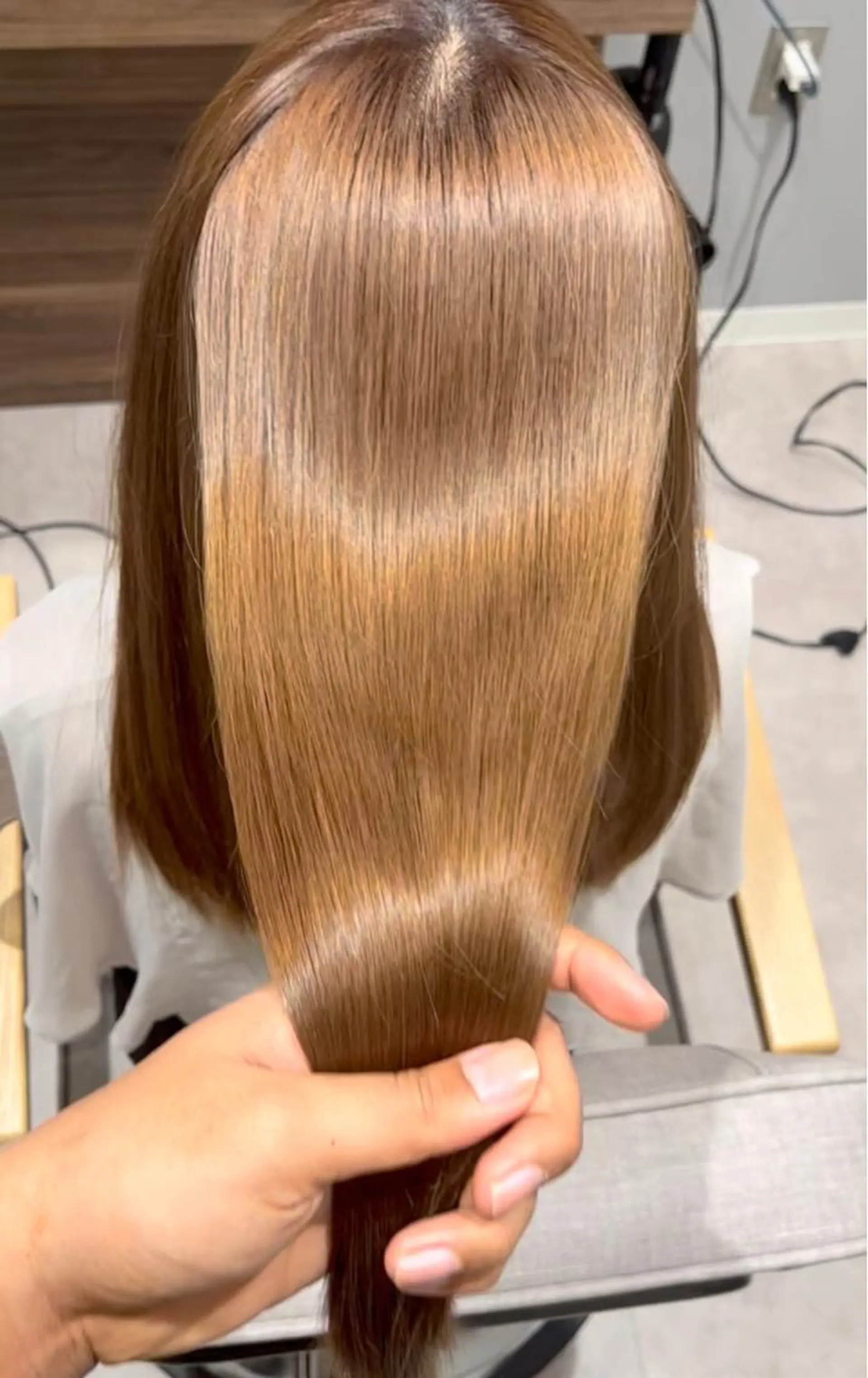 ロング カラー パーマ GOTODAY SHAiRE SALON 銀座Cras店所属・髪質改善/艶カラー 千春のヘアスタイル