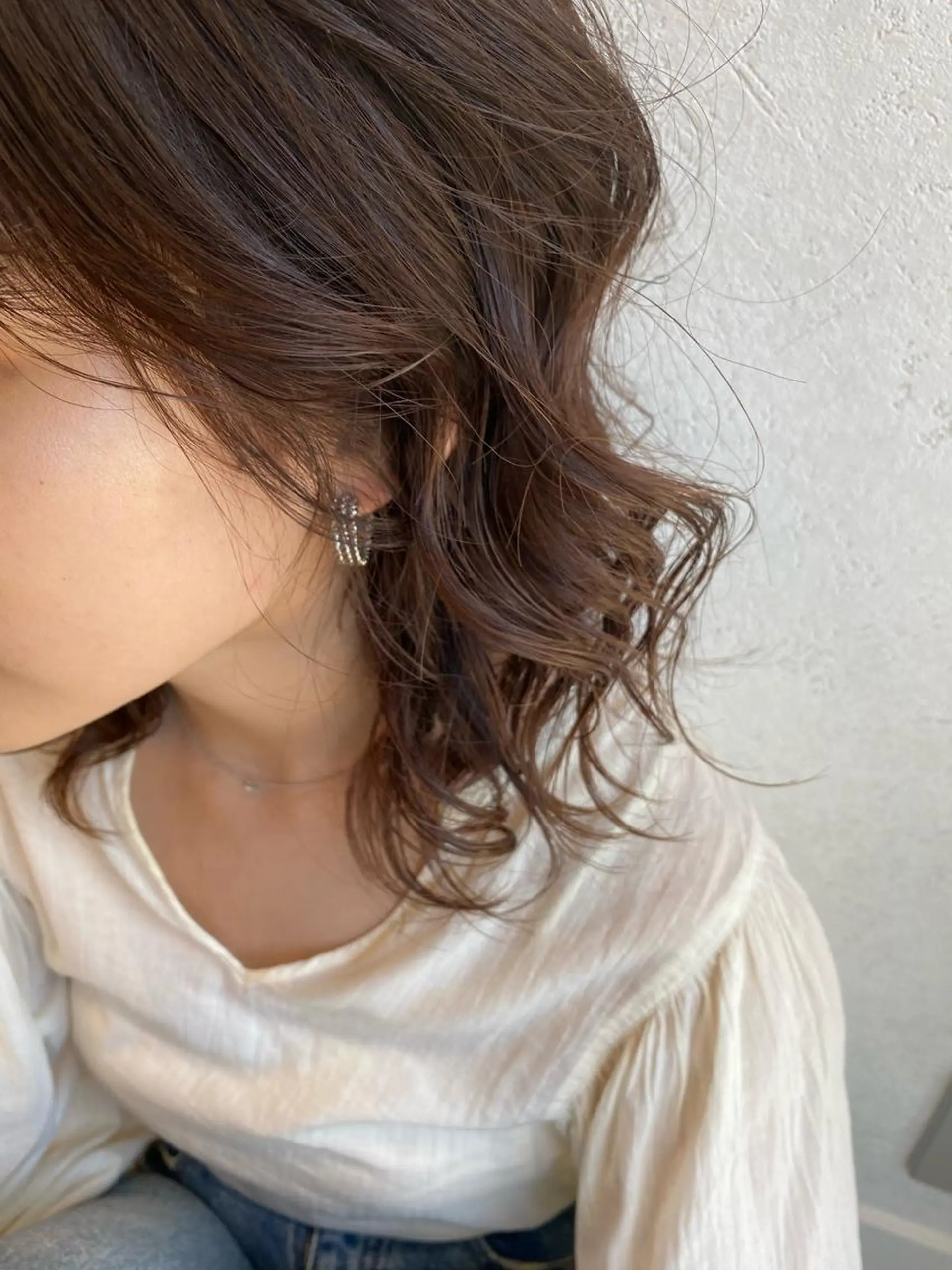 ミディアム カラー ヘアアレンジ パーマ指名No1 /namiのヘアスタイル