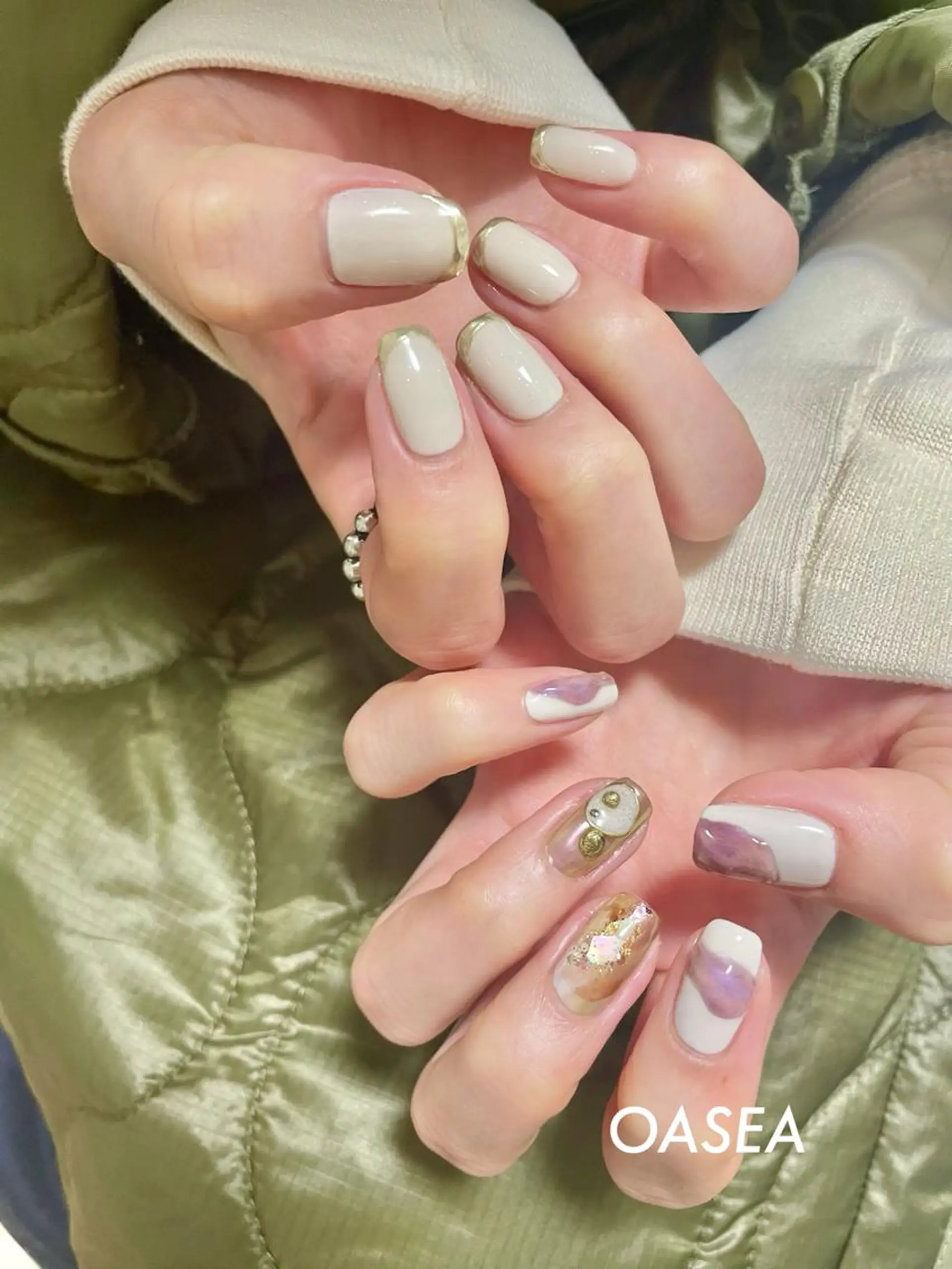 ネイル ハンドネイル 🌞💜 KAORI 🌴のネイルデザイン