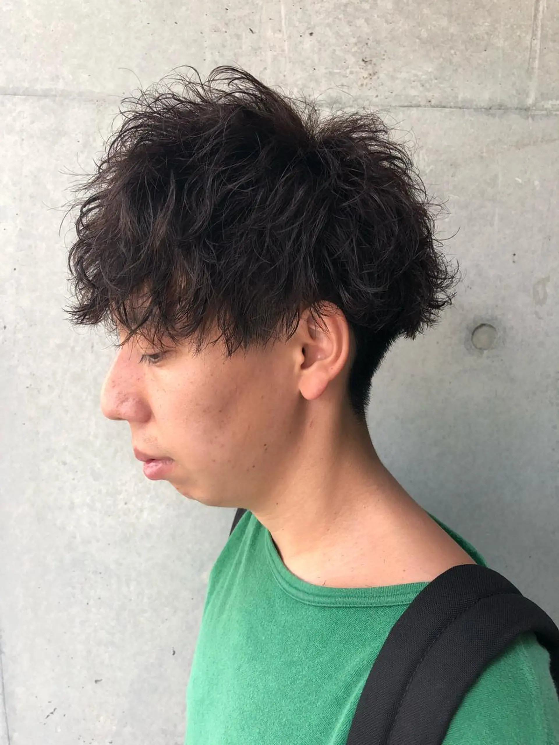 パーマ メンズ カット パーマ 森本裕/オーナー/ スパイラルパーマのヘアスタイル