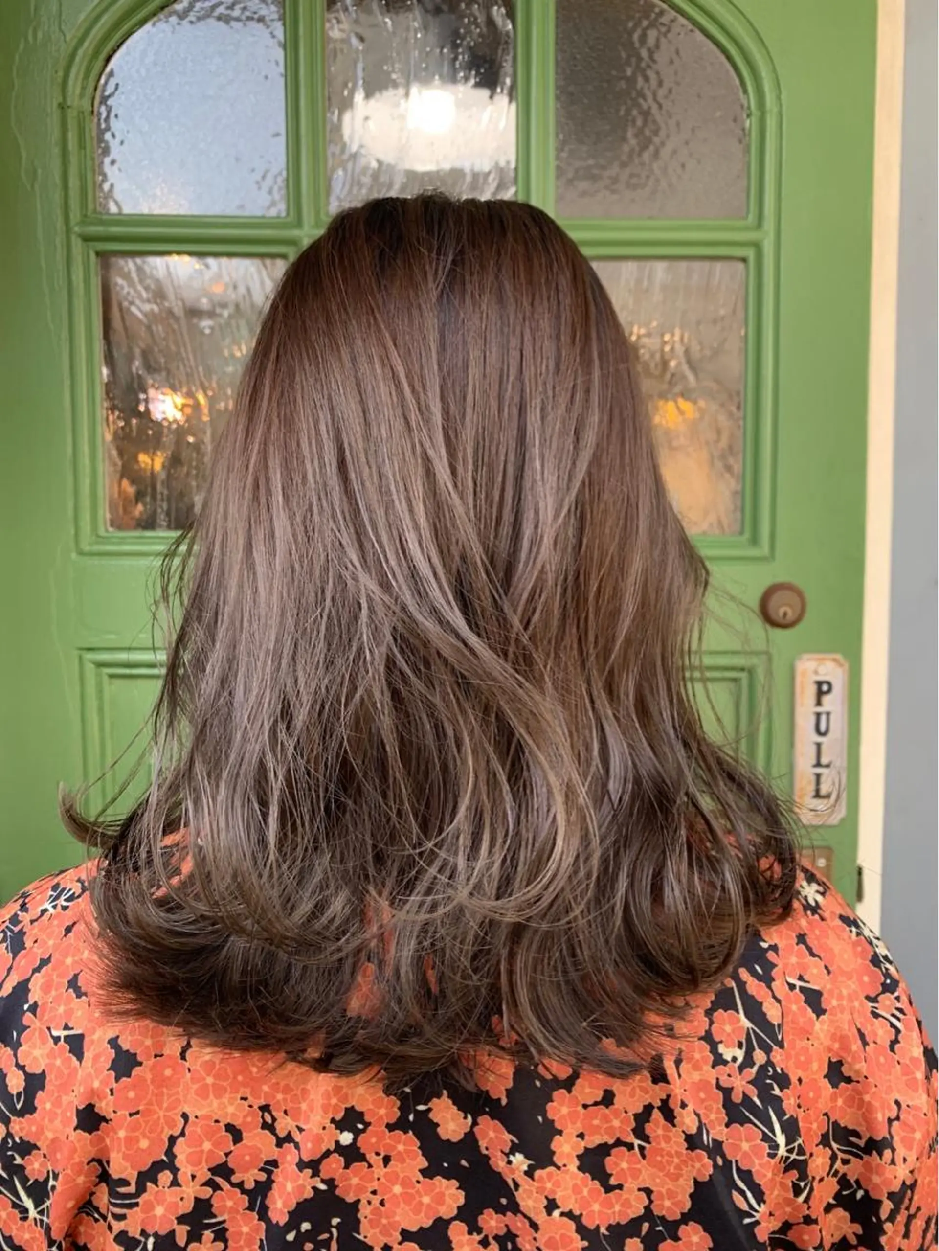 ミディアム カラー ヘアアレンジ ヘアカラー 石川 晃也のヘアスタイル