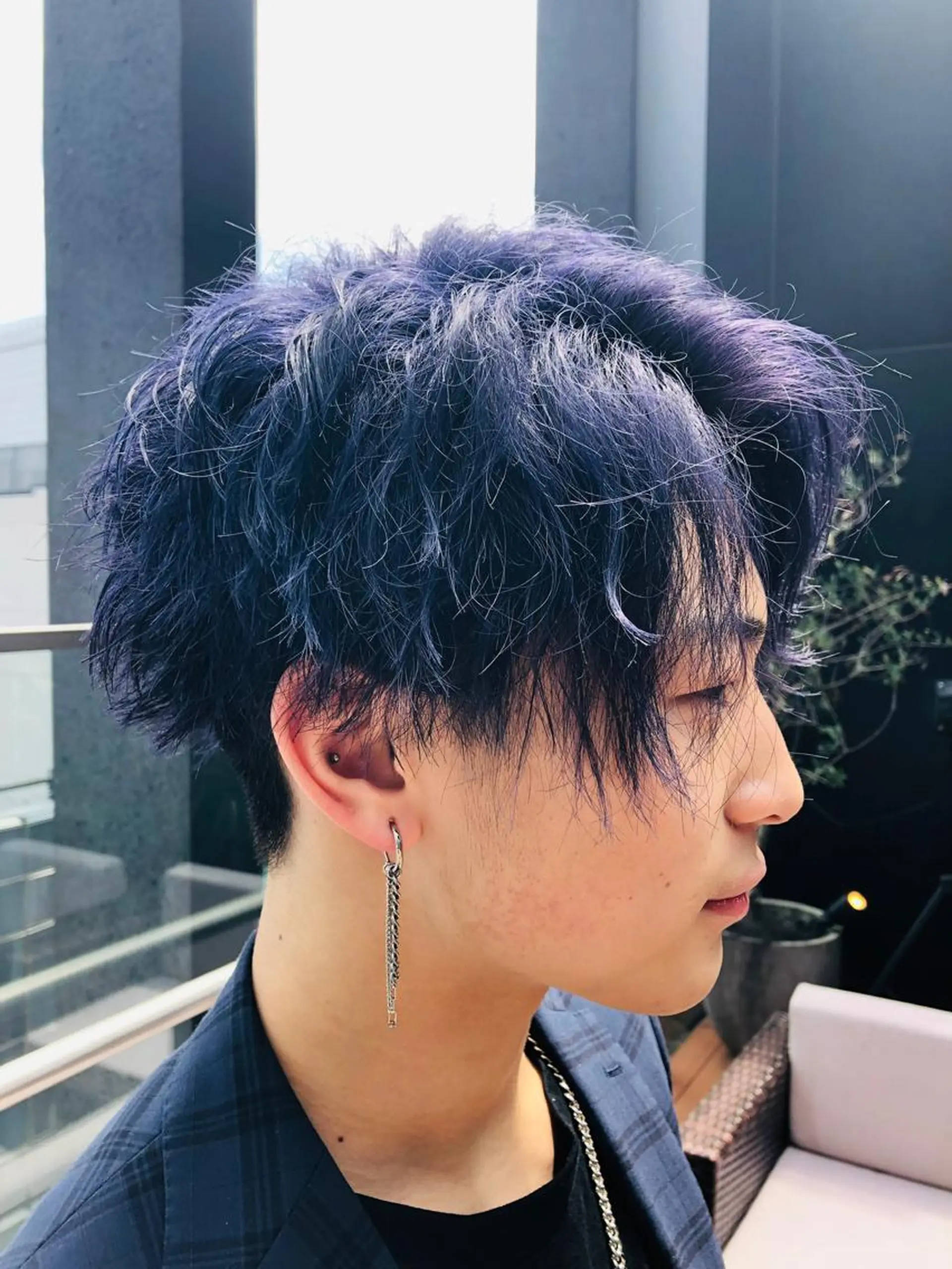 ショート カラー メンズ 天野 直美のヘアスタイル