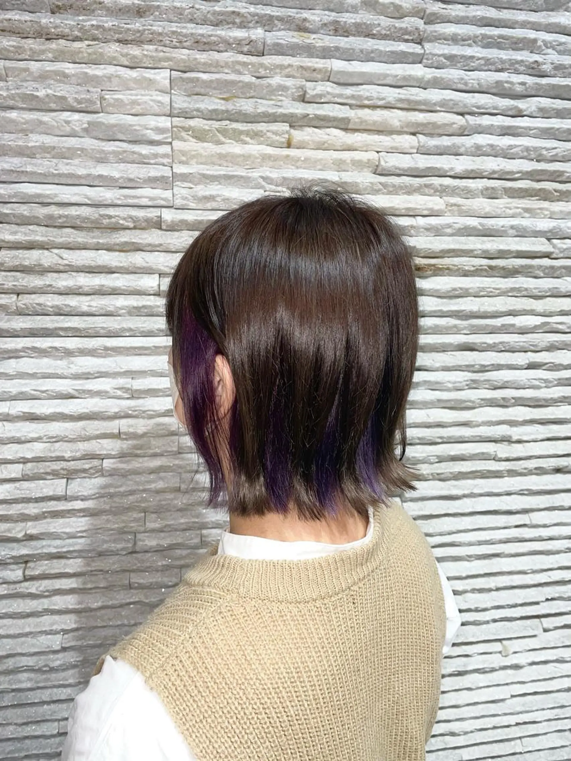 ショート カラー ヘアカラー トリートメント 嶋田 ゆきのヘアスタイル