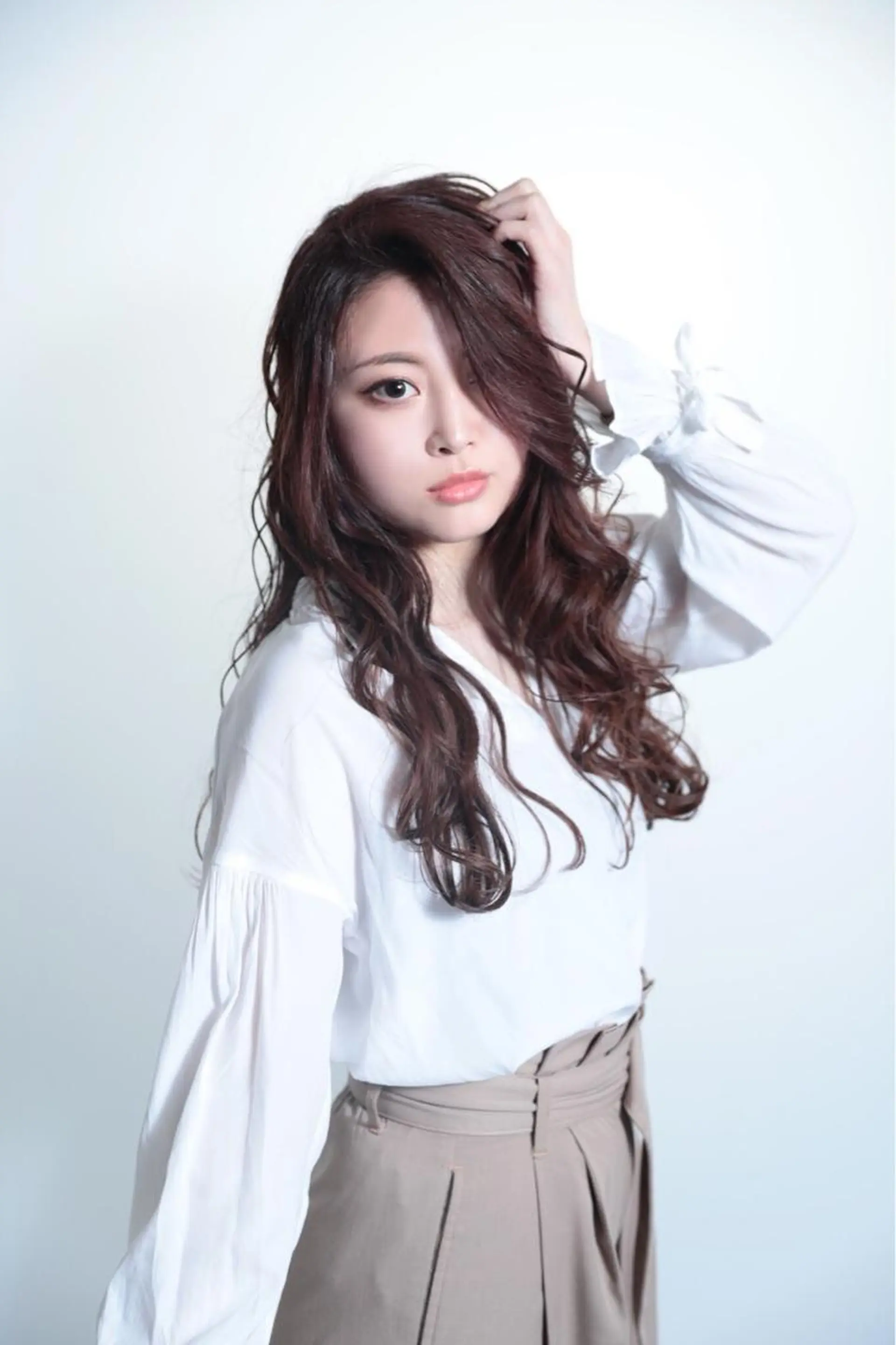 ロング カラー シールエクステ エクステ alpha. カラーエクステ下妻のヘアスタイル