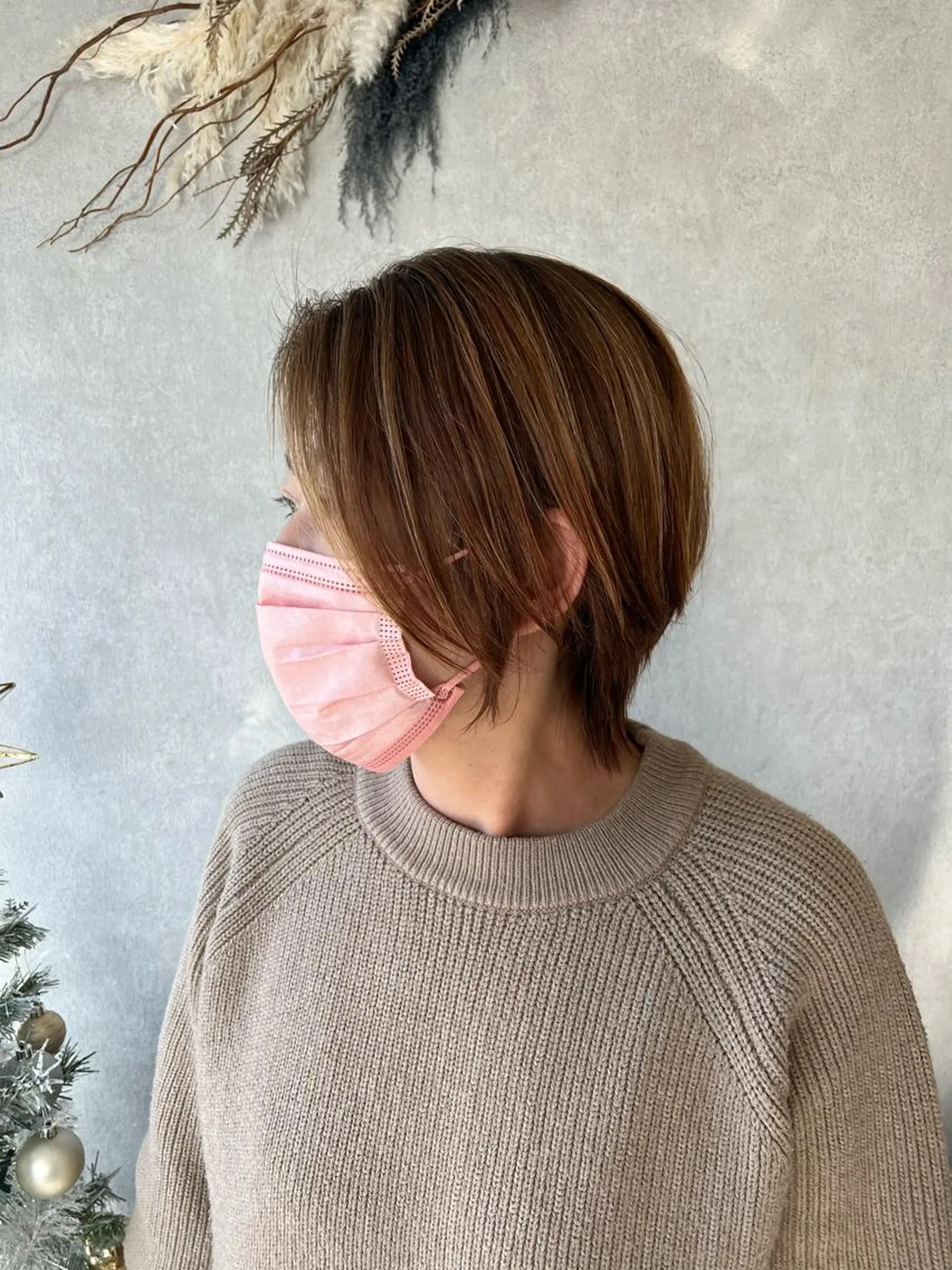 ショート ショートボブ ボブ くびれヘア 天使の羽バング・フェザーバング ショートヘア カット ヘッドスパ Seasonal〜（シーズナル）所属・伊藤 早人のヘアスタイル