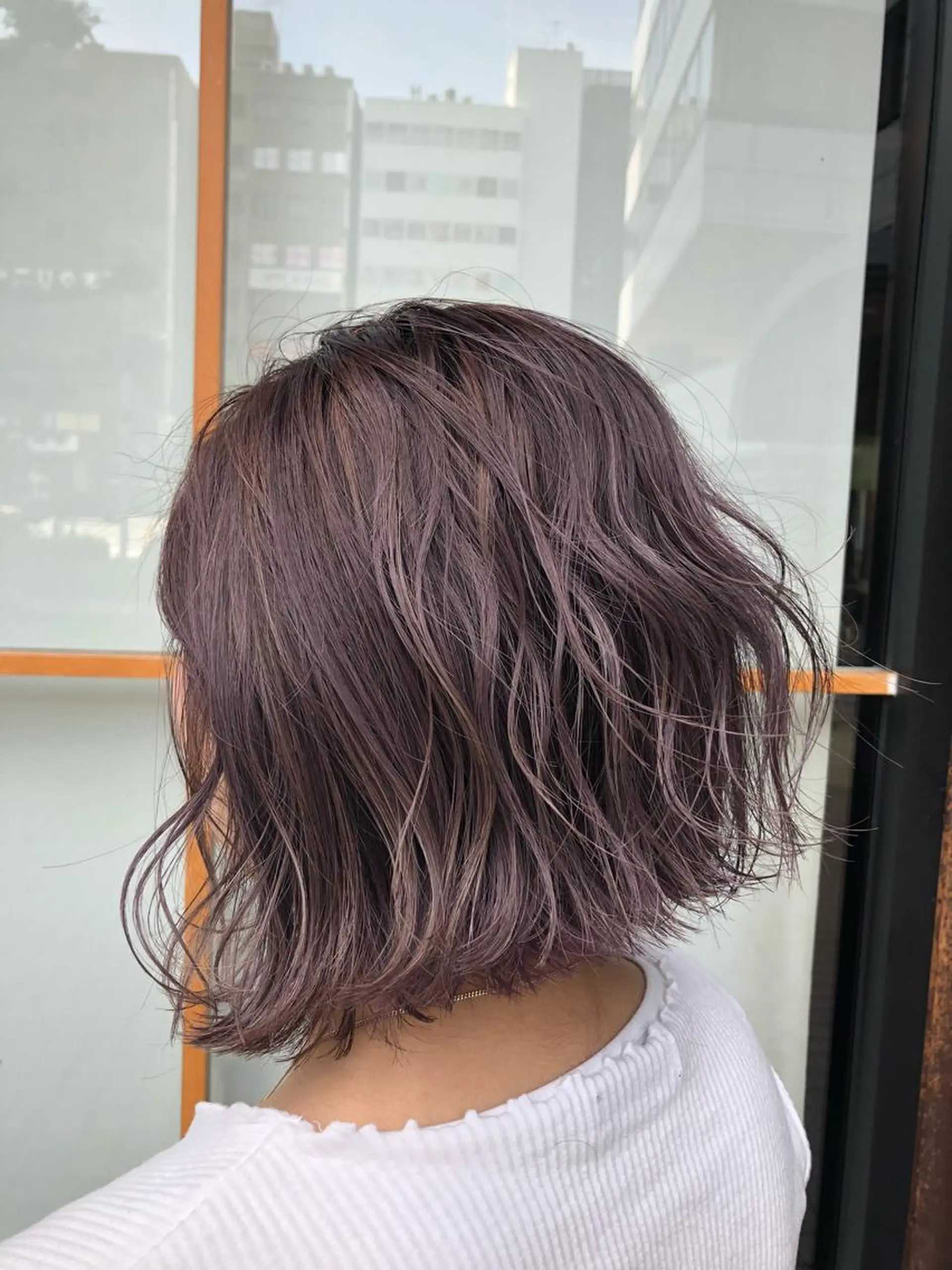 ショート カラー ブリーチ MODE K's松原 YUMIのヘアスタイル