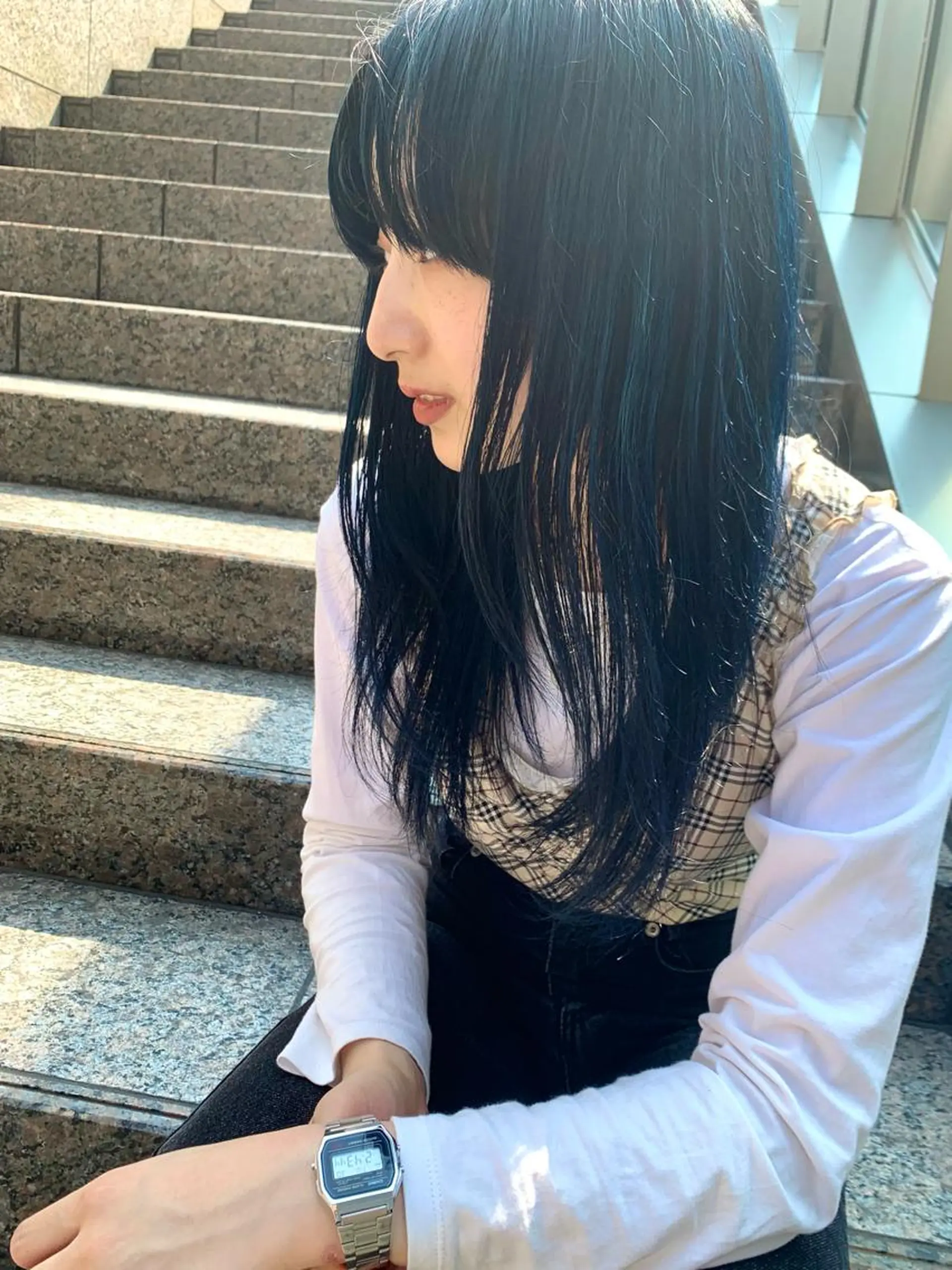 ロング 牧内 拓のヘアスタイル