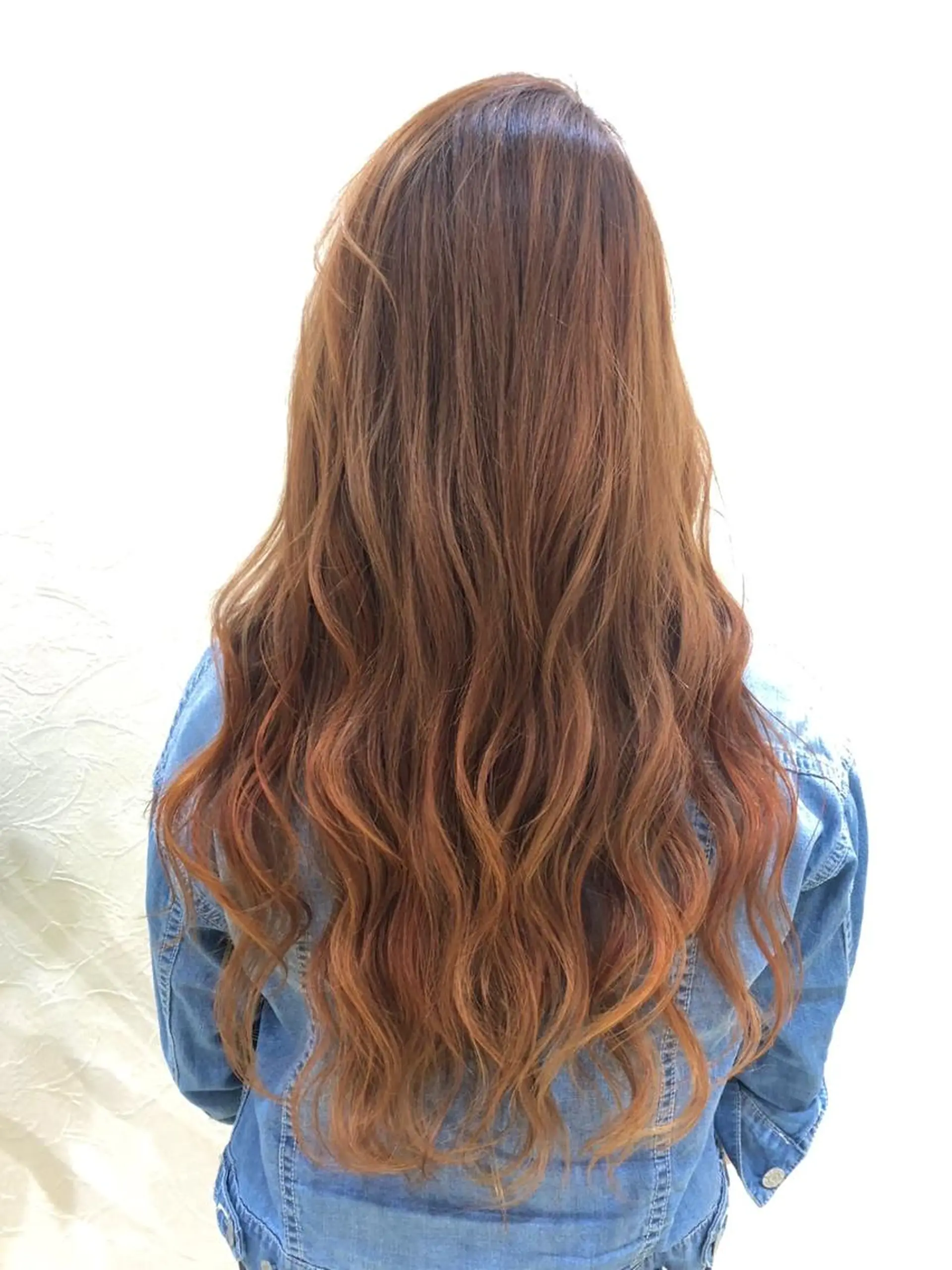 ロング カラー 天野 直美のヘアスタイル