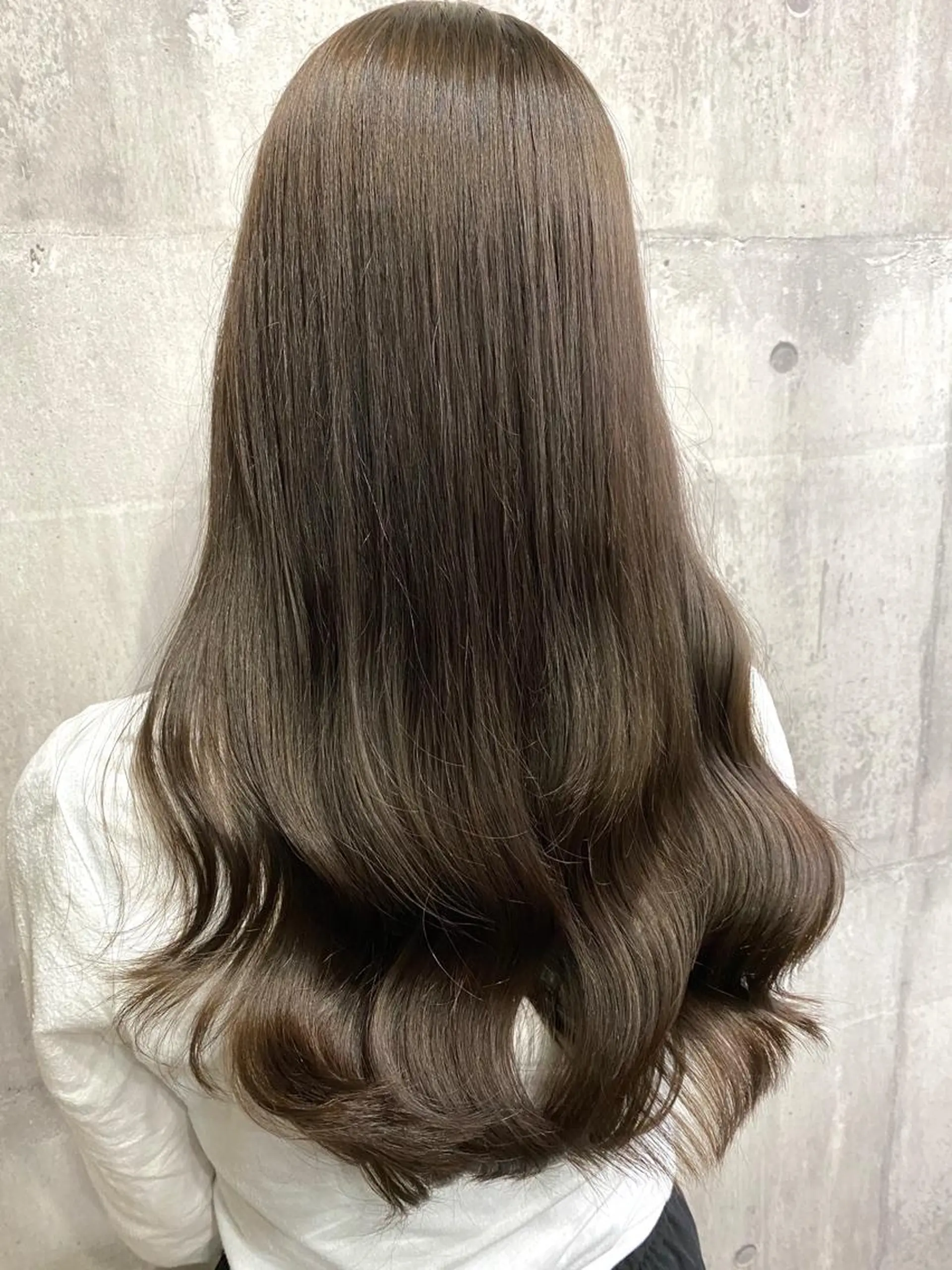 ロング ヘアカラー トリートメント Zina西新 井上貴幸のヘアスタイル