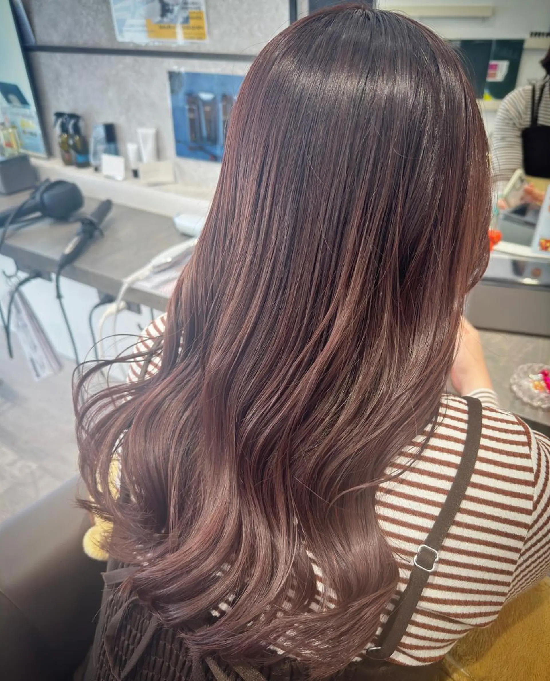 ロング カラー カット ヘアカラー トリートメント MignonS 仙幸 大輔のヘアスタイル
