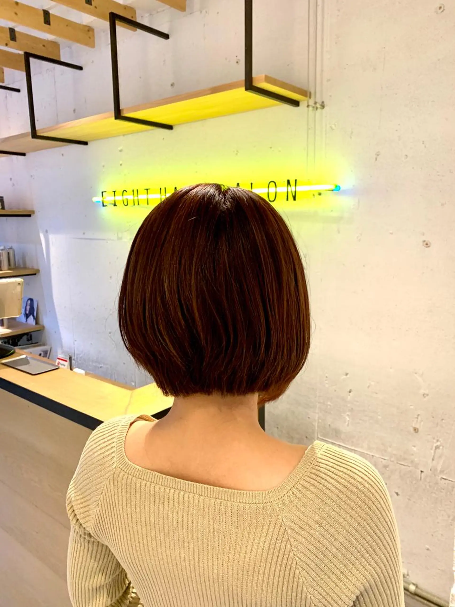 ショート カラー ショートボブ ラベンダーカラー バイオレットカラー ボブ ショートヘア カット ヘアカラー トリートメント 💛丁寧さNo.🥇 🧸片山智裕💛のヘアスタイル