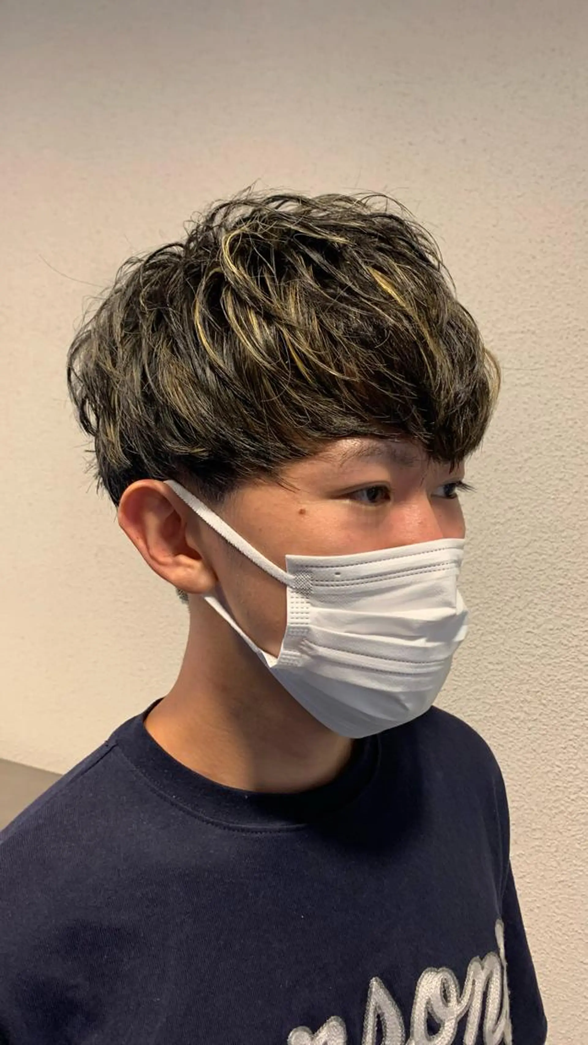 ショート カラー メンズ メンズメッシュ メッシュ カット ヘアカラー Liberty 店長 TAJIMAのヘアスタイル