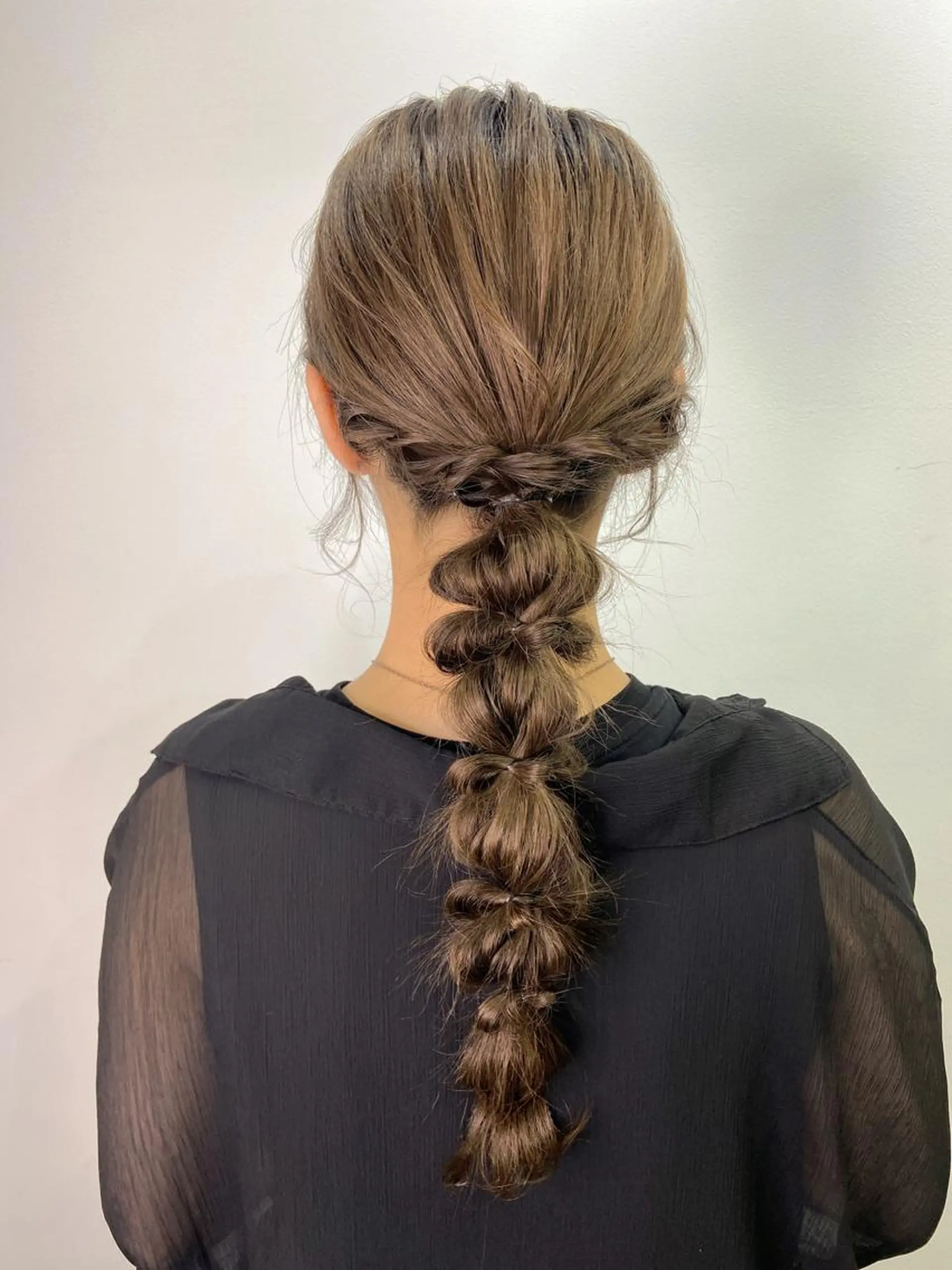 ヘアアレンジ ヘアセット 籾木 美優のヘアスタイル