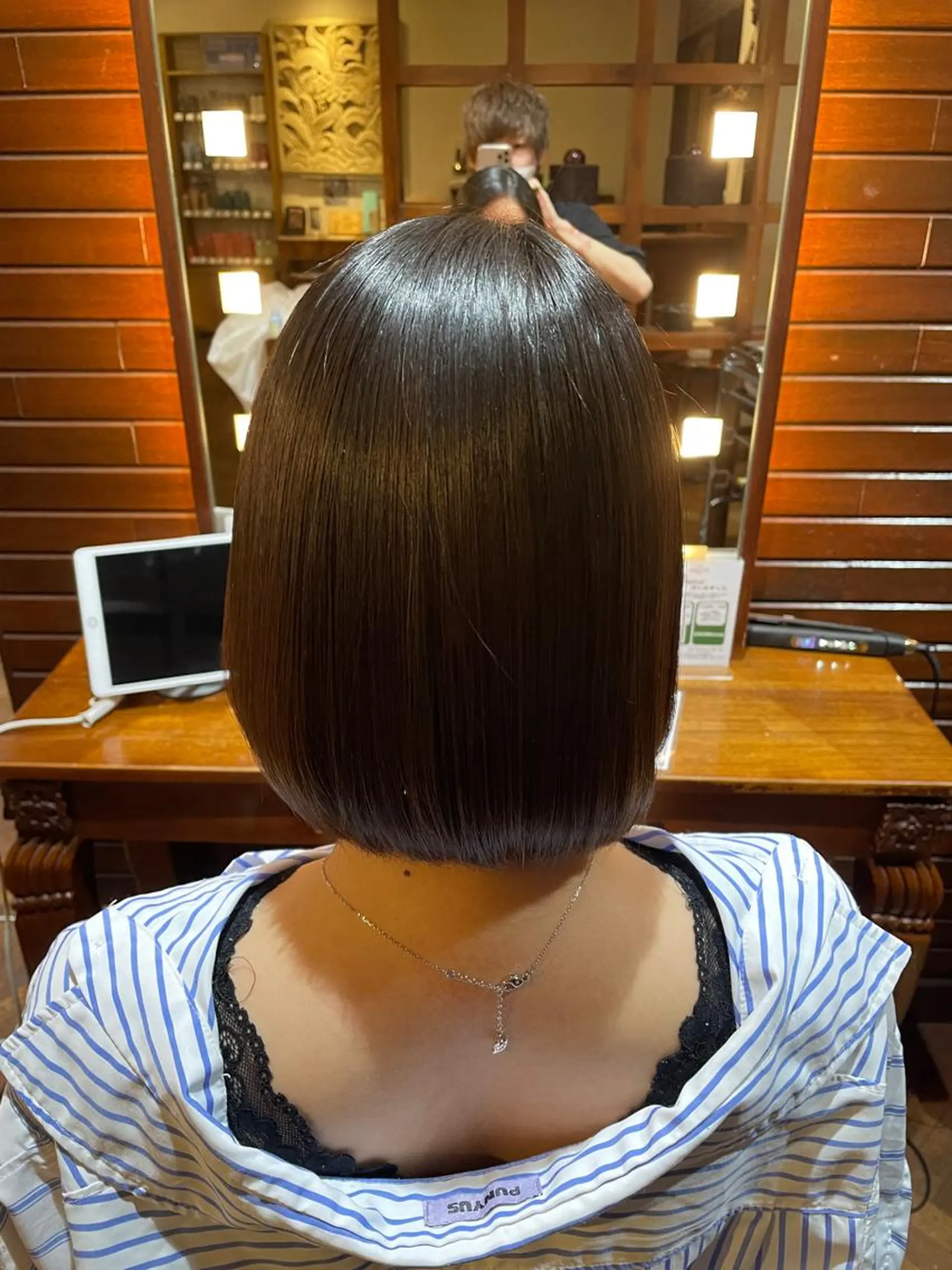 ミディアム 酸性ストレート stylist YUTOのヘアスタイル