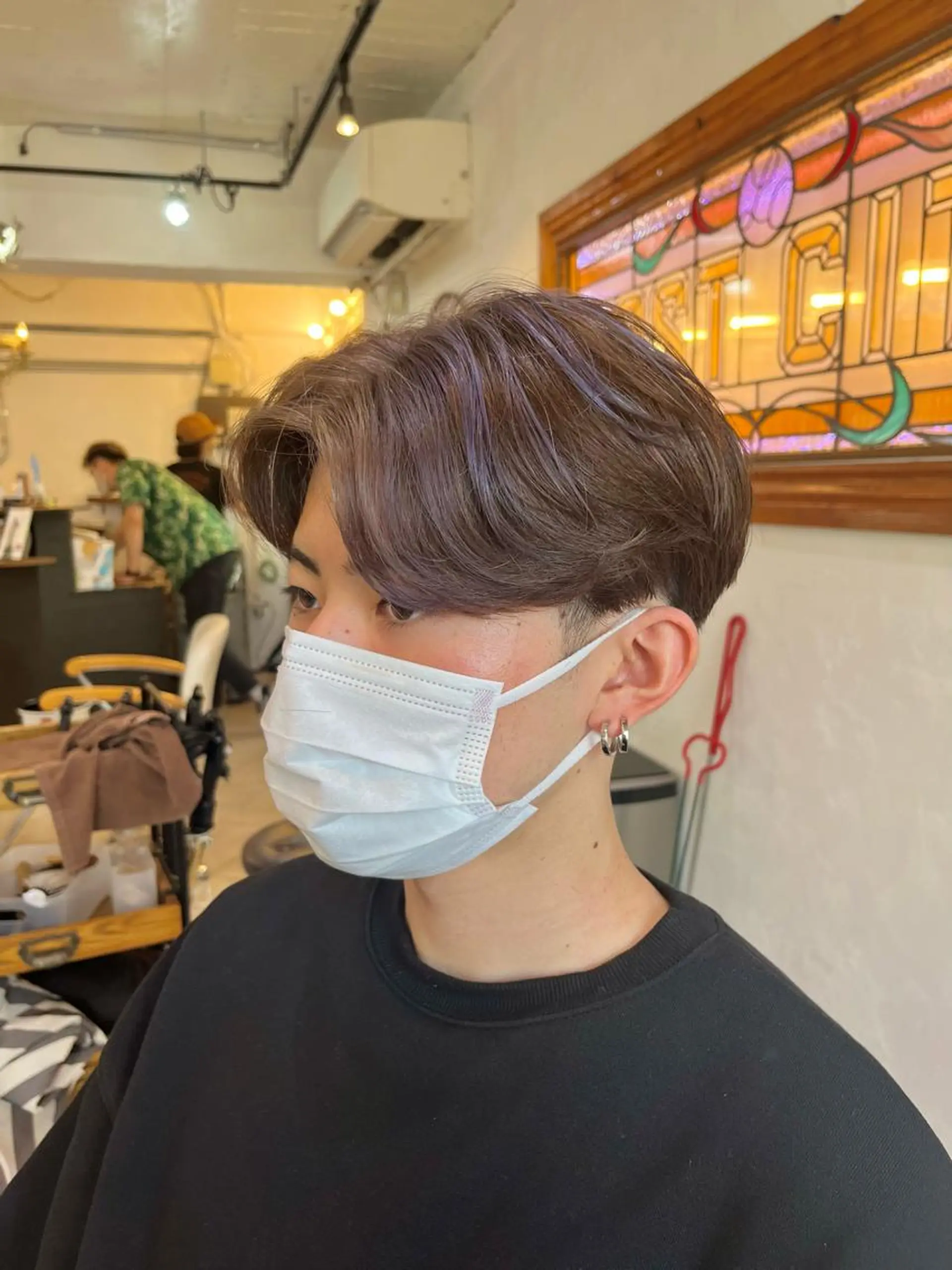 ショート ハイライト 韓国風ヘア カット ヘアカラー 本場の韓国ヘア 🇰🇷チ・ヨンジュのヘアスタイル