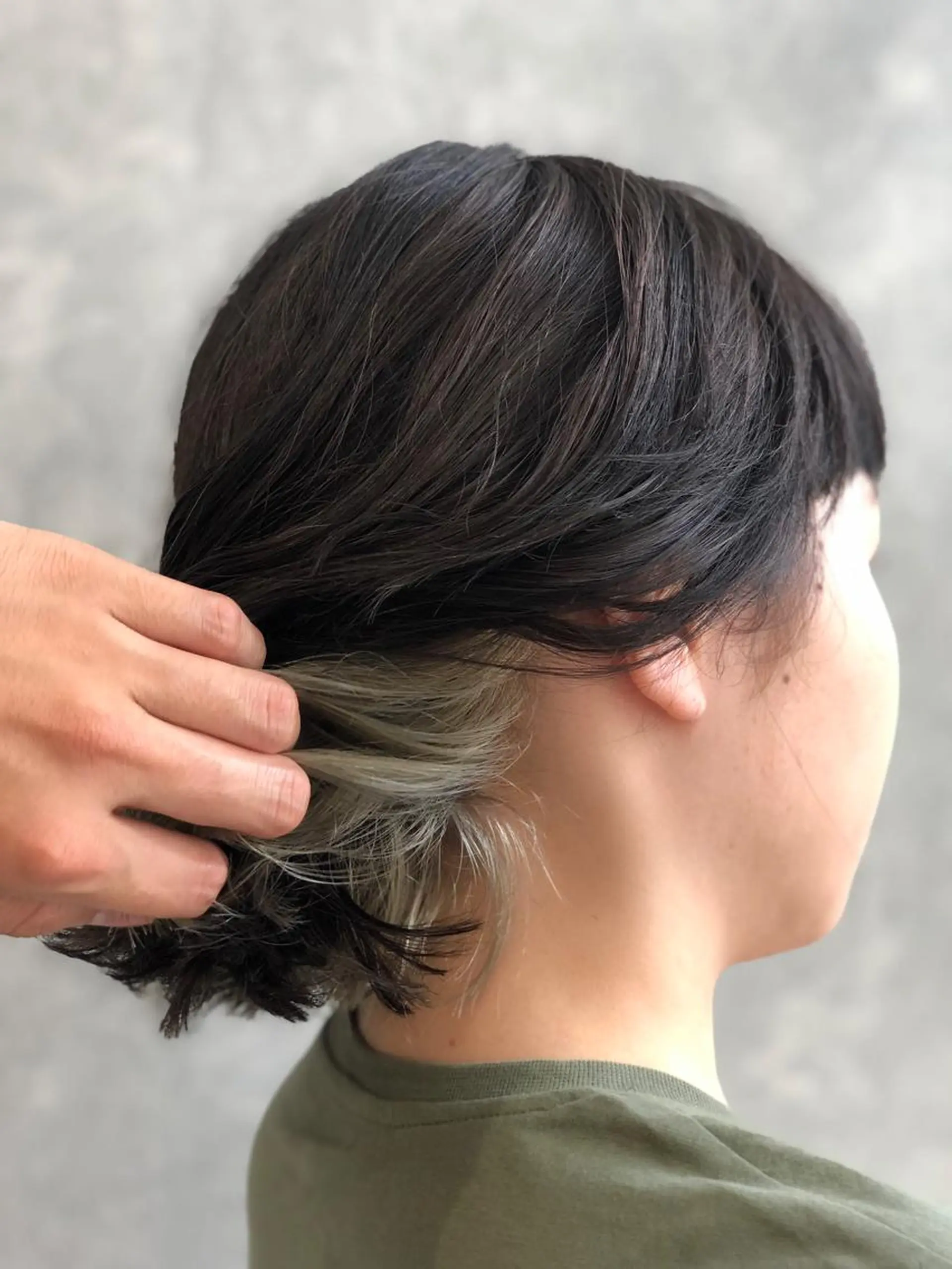 ミディアム カラー ヘアアレンジ ブリーチ 渡辺　亮/ ハイライト/髪質改善のヘアスタイル