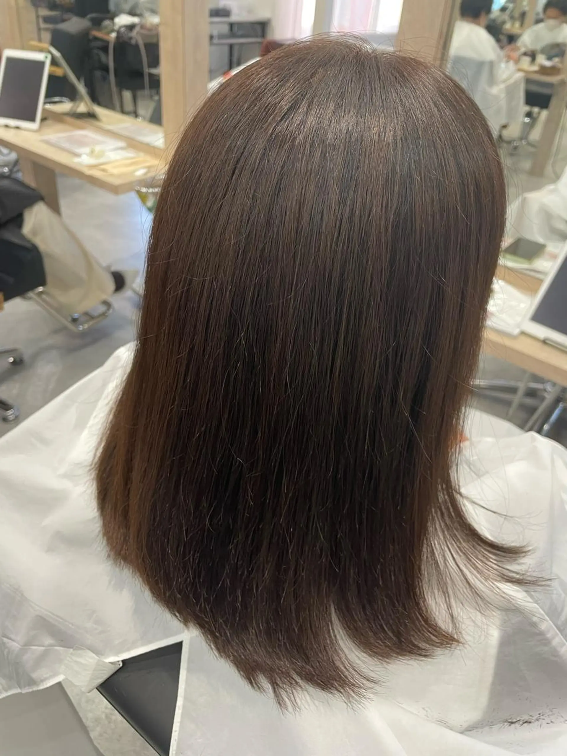 ミディアム カット トリートメント 永田 まどかのヘアスタイル
