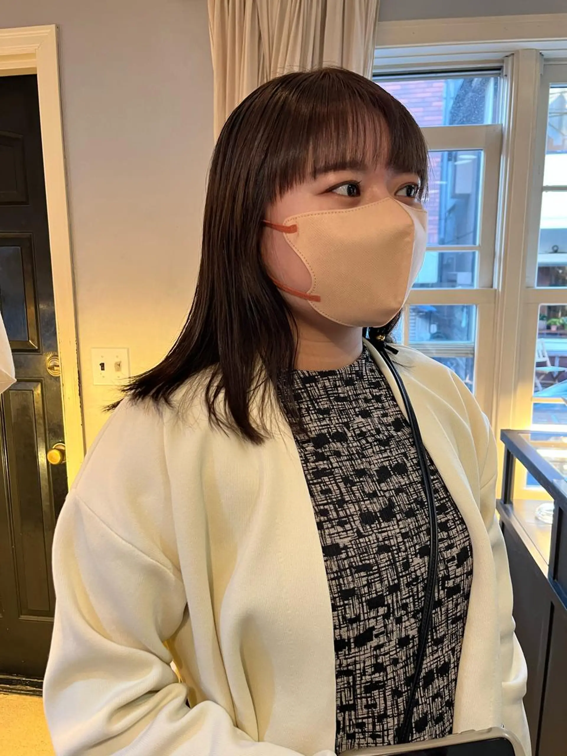 ミディアム カット 縮毛矯正 NOUN所属・eri kinjoのヘアスタイル