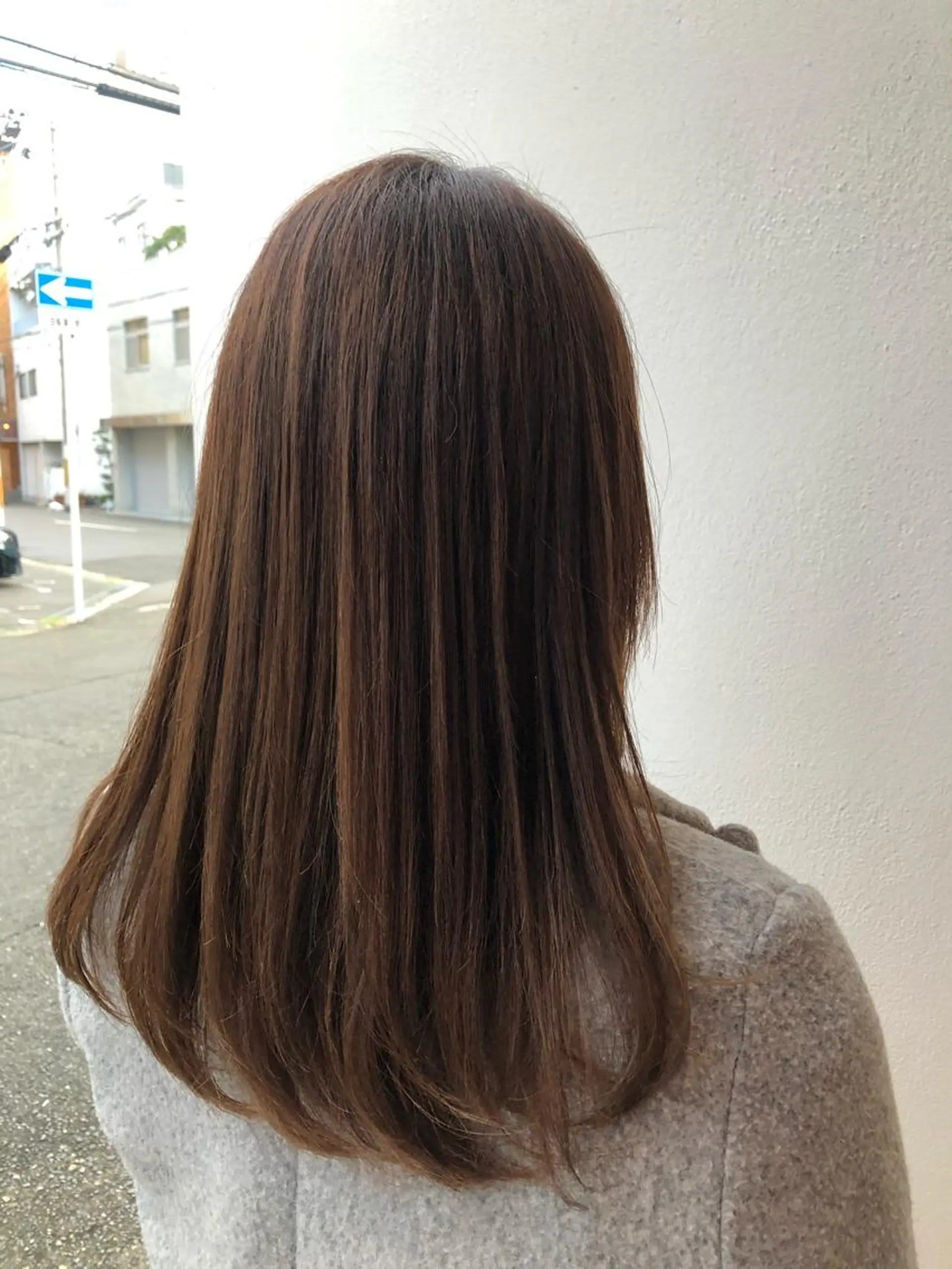 ロング カラー ベージュカラー ブリーチ ブリーチなしカラー 大阪長居🌱野見山 卓也のヘアスタイル