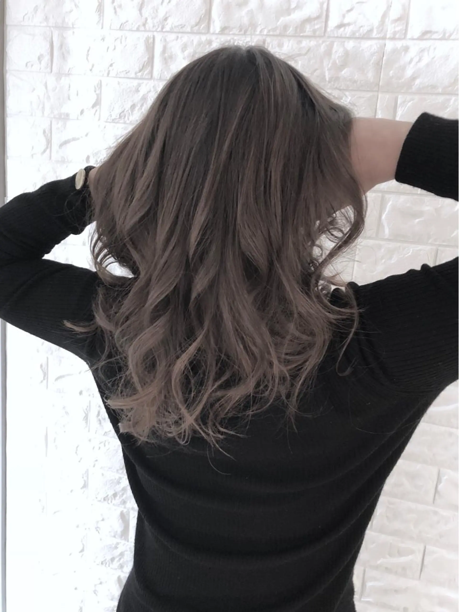 セミロング アッシュ 縮毛矯正/髪質改善 主税巧一のヘアスタイル