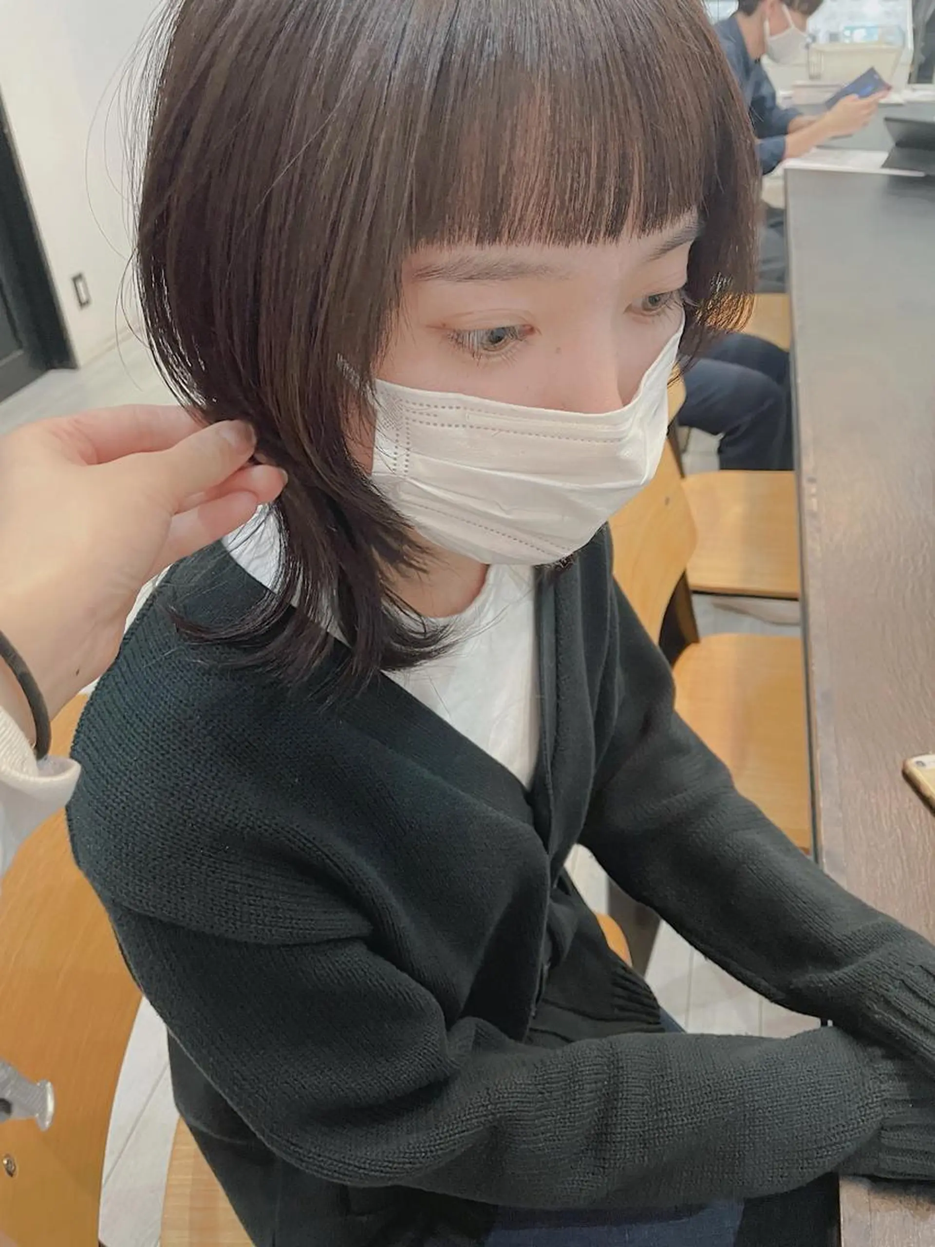 セミロング カラー saito (8/31まで在籍)のヘアスタイル
